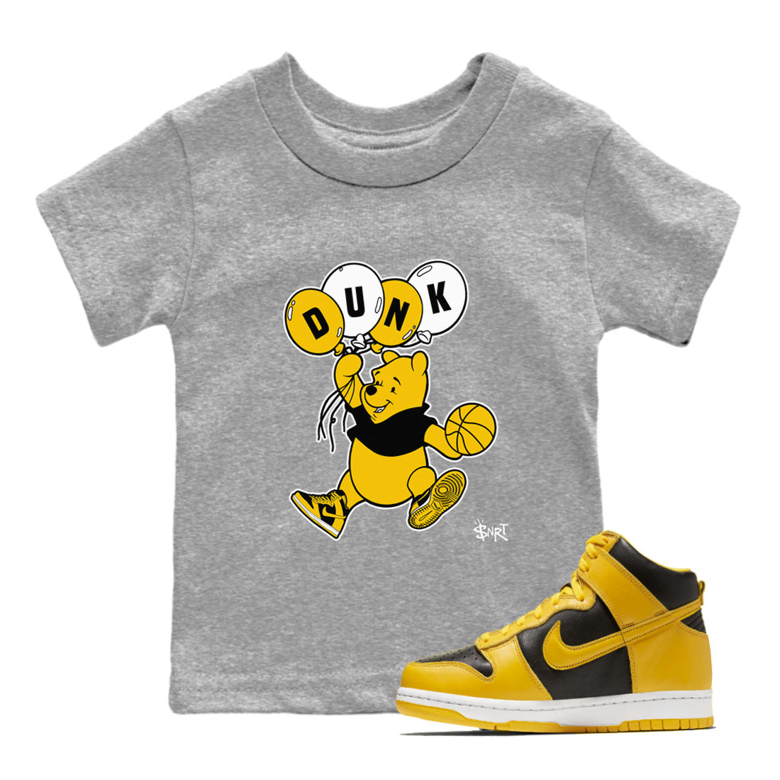 Fly With Balloons snkmatch Tees Kids - Dunk High Pollen