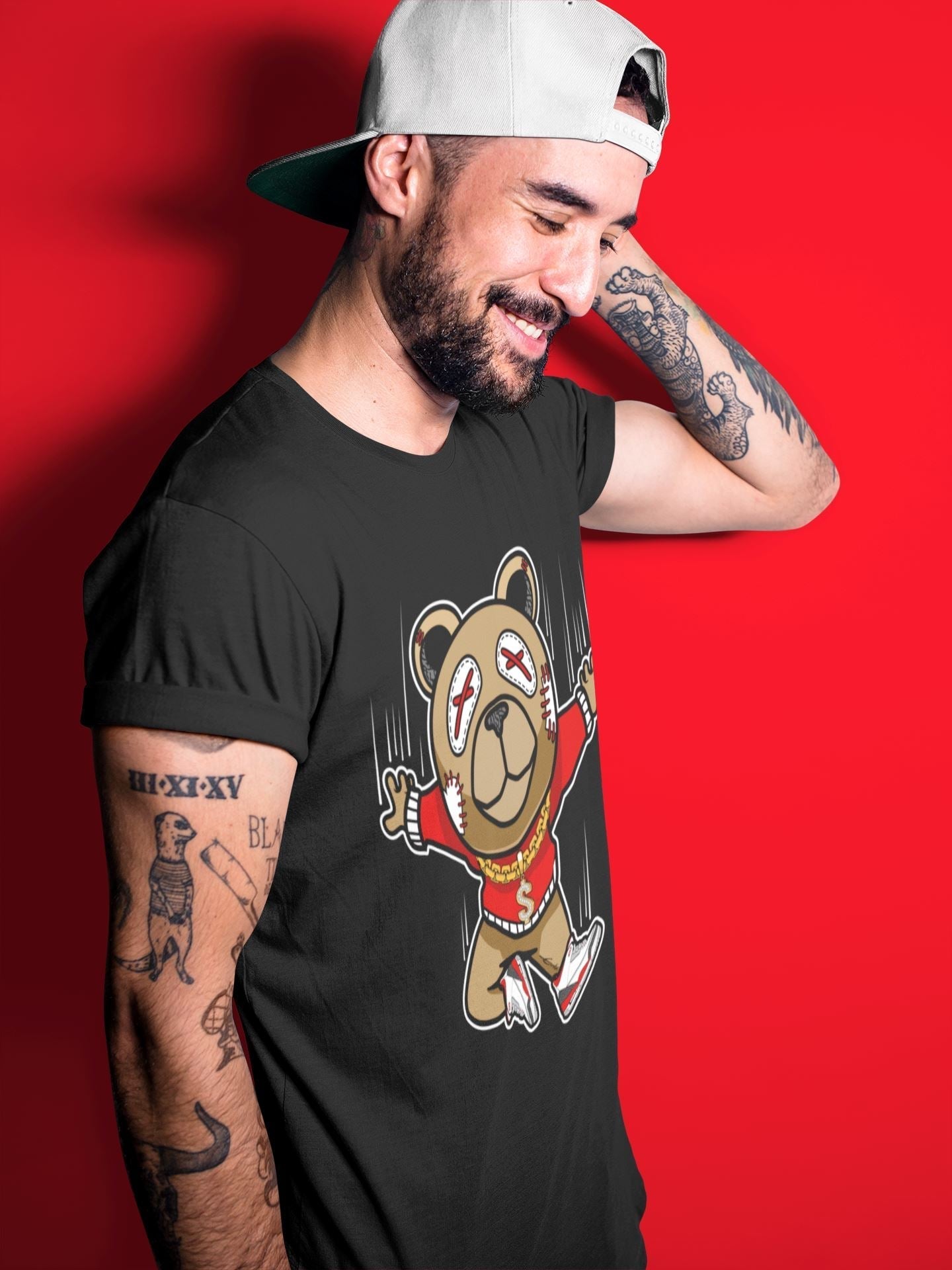 Flying Bear Unisex Tops - Air Jordan 3 Fire Red