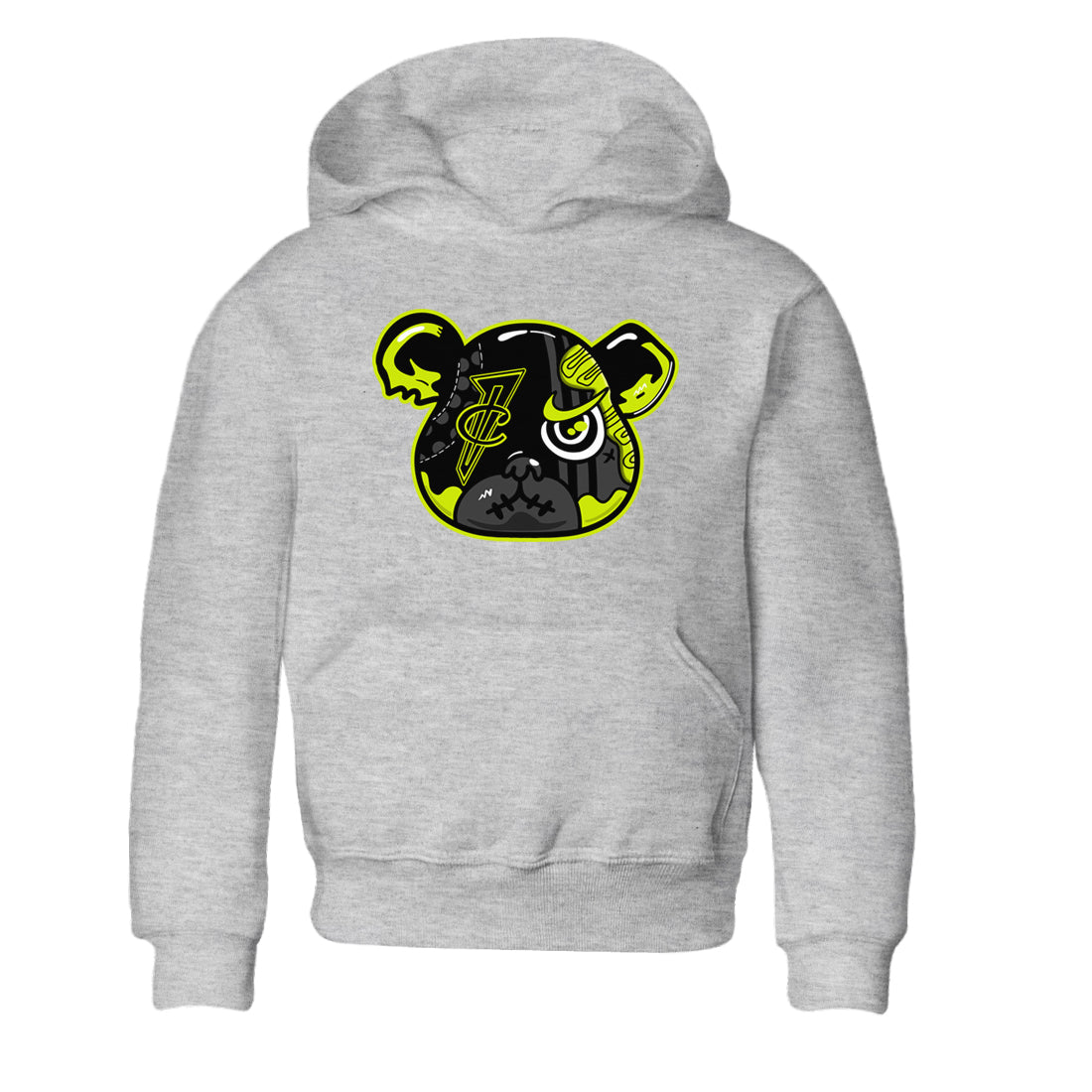 Foamposite Bear snkmatch Tees Kids - Air Foamposite One Black Volt