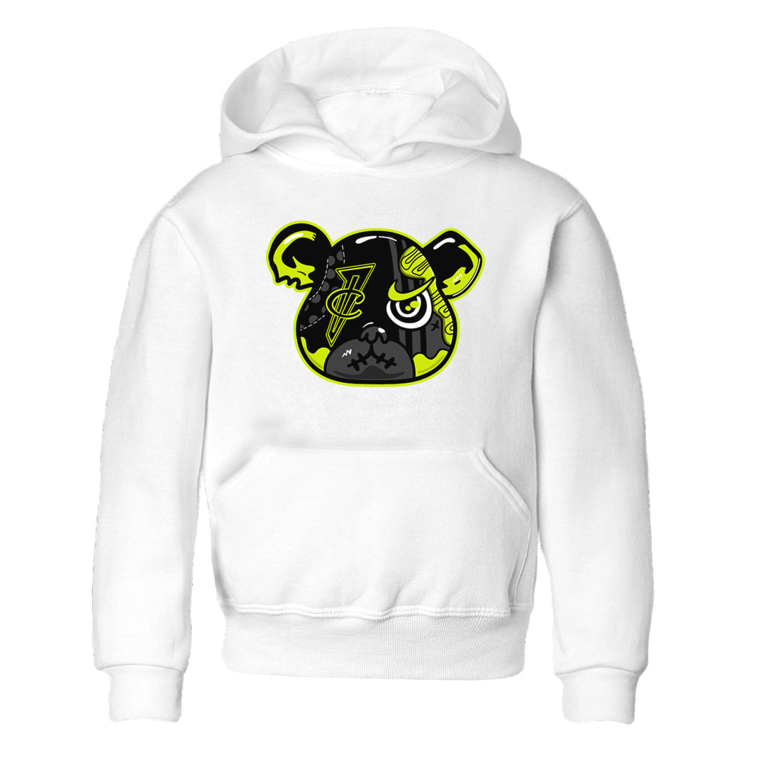 Foamposite Bear snkmatch Tees Kids - Air Foamposite One Black Volt