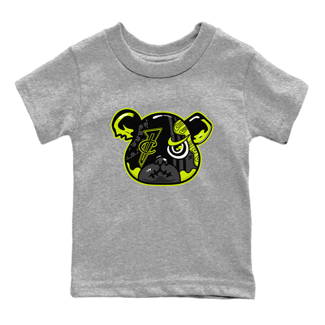 Foamposite Bear snkmatch Tees Kids - Air Foamposite One Black Volt