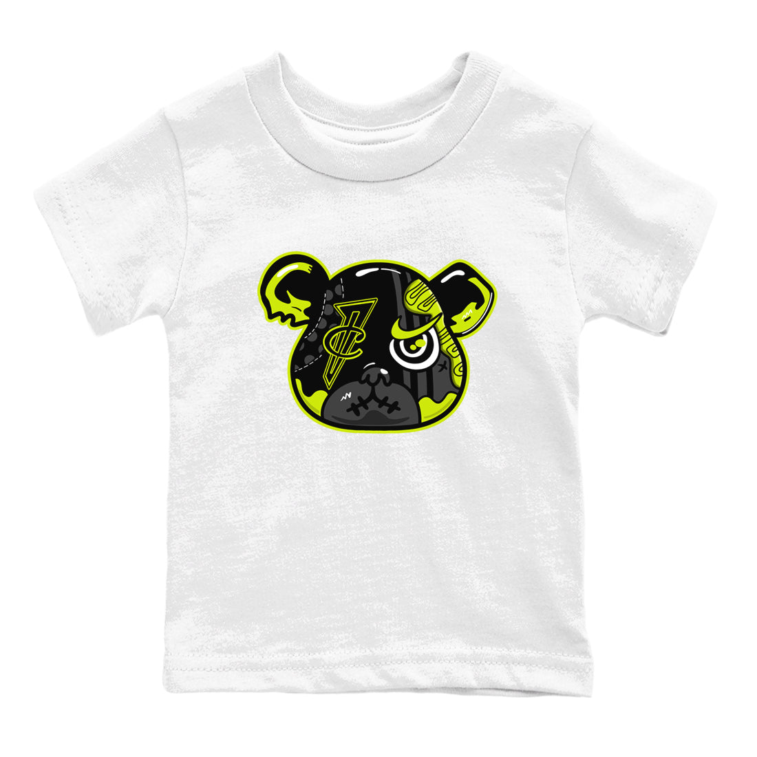 Foamposite Bear snkmatch Tees Kids - Air Foamposite One Black Volt