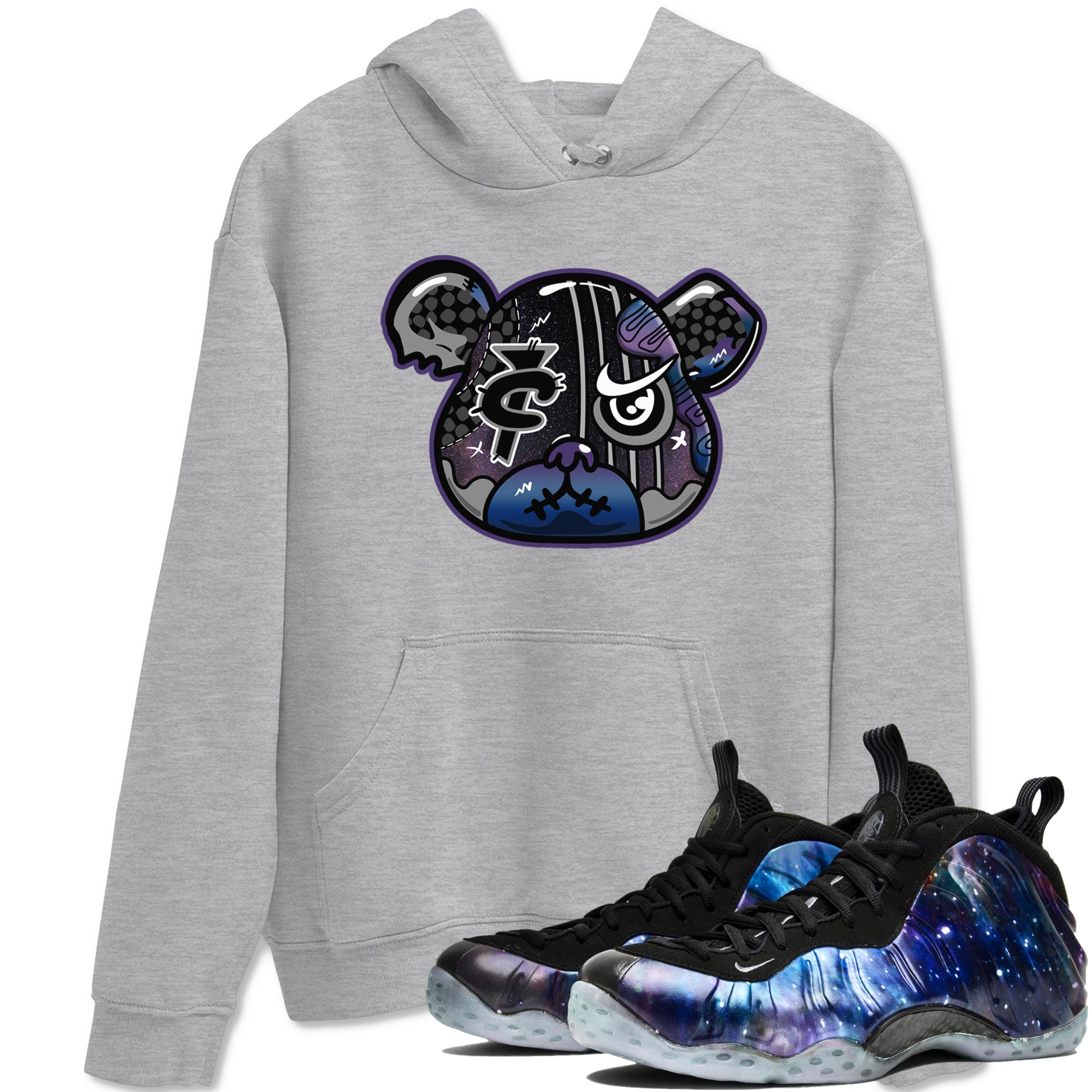Foamposite Bear snkmatch Tees - Air Foamposite One Galaxy