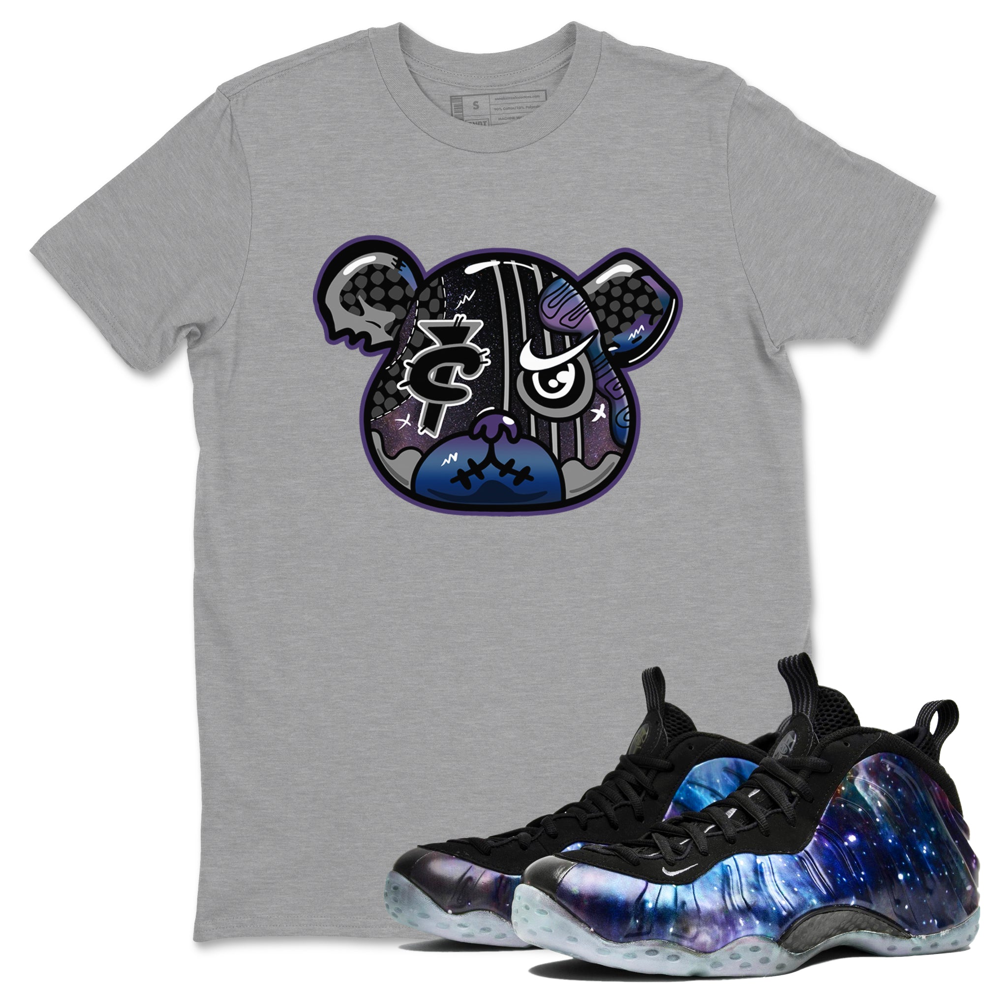 Foamposite Bear snkmatch Tees - Air Foamposite One Galaxy