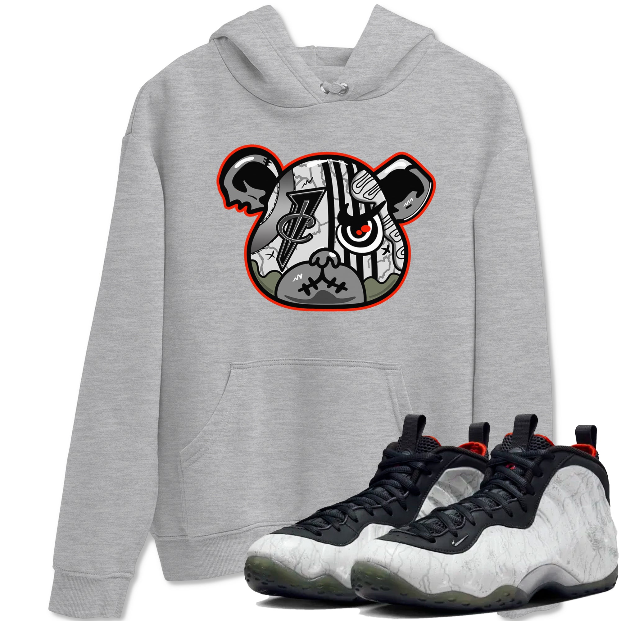 Foamposite Bear snkmatch Tees - Air Foamposite One Jin