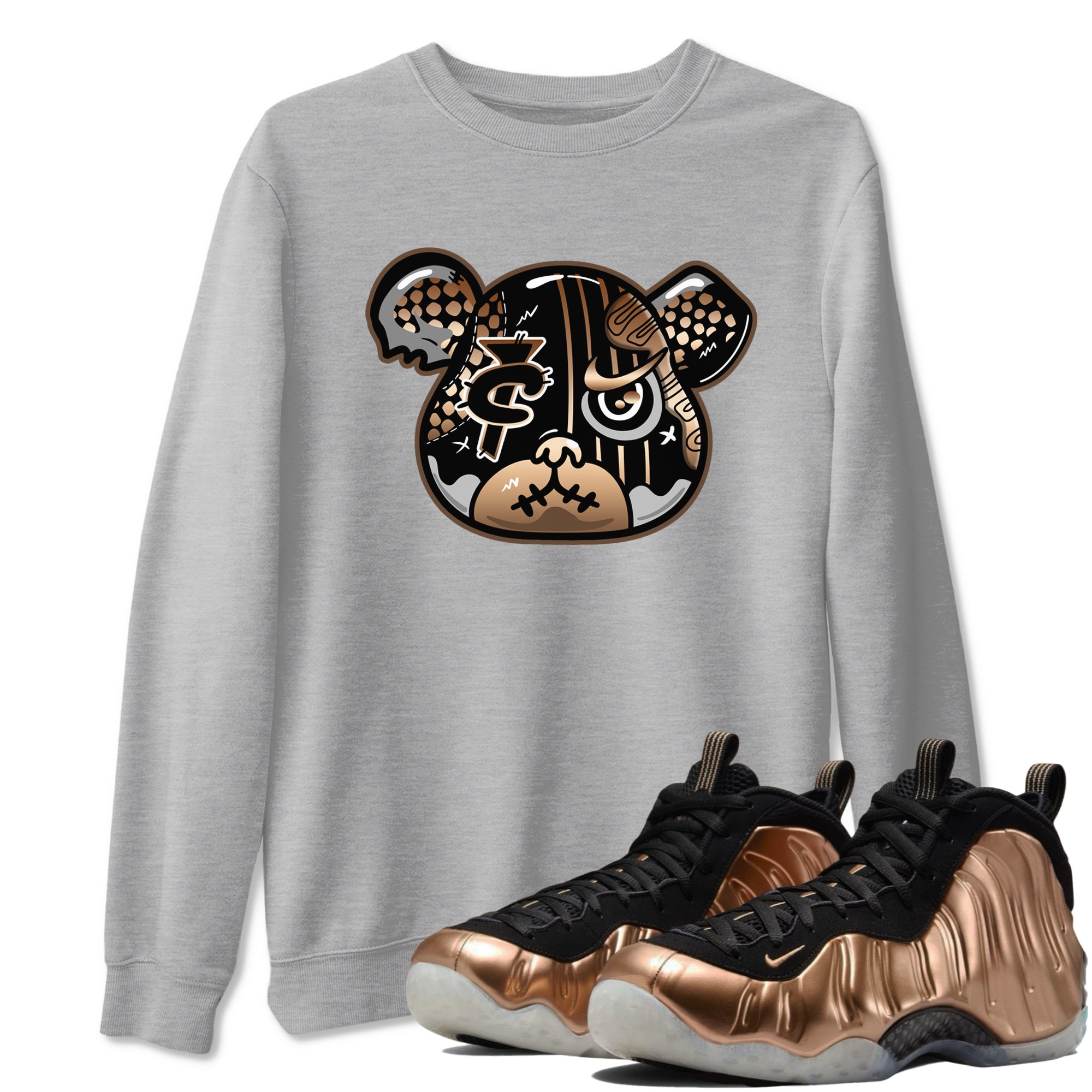 Foamposite Bear snkmatch Tees - Air Foamposite One Metallic Copper