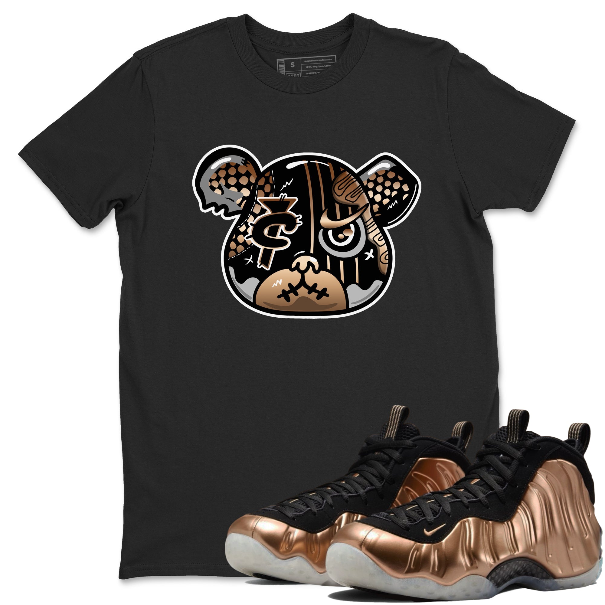 Foamposite Bear snkmatch Tees - Air Foamposite One Metallic Copper