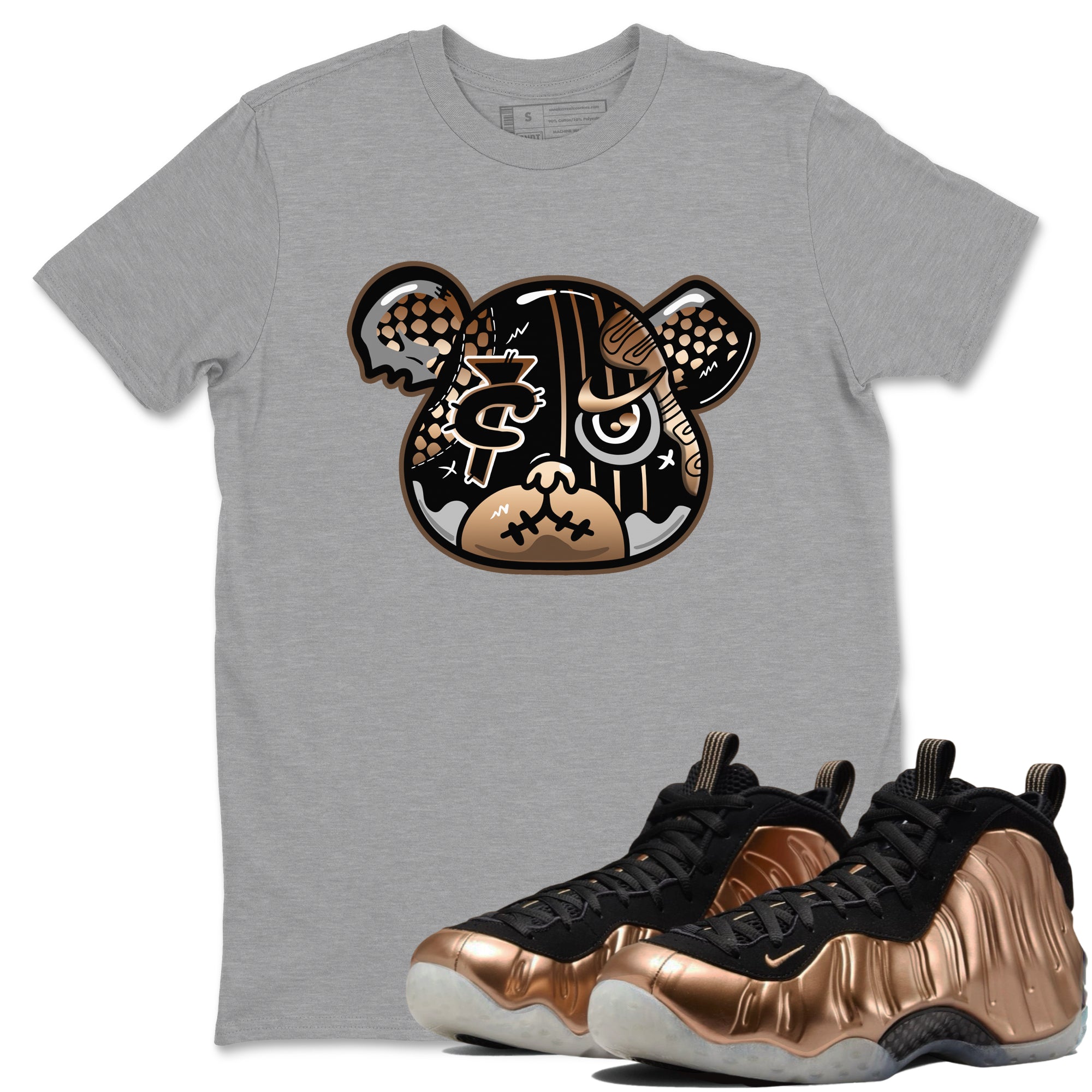 Foamposite Bear snkmatch Tees - Air Foamposite One Metallic Copper