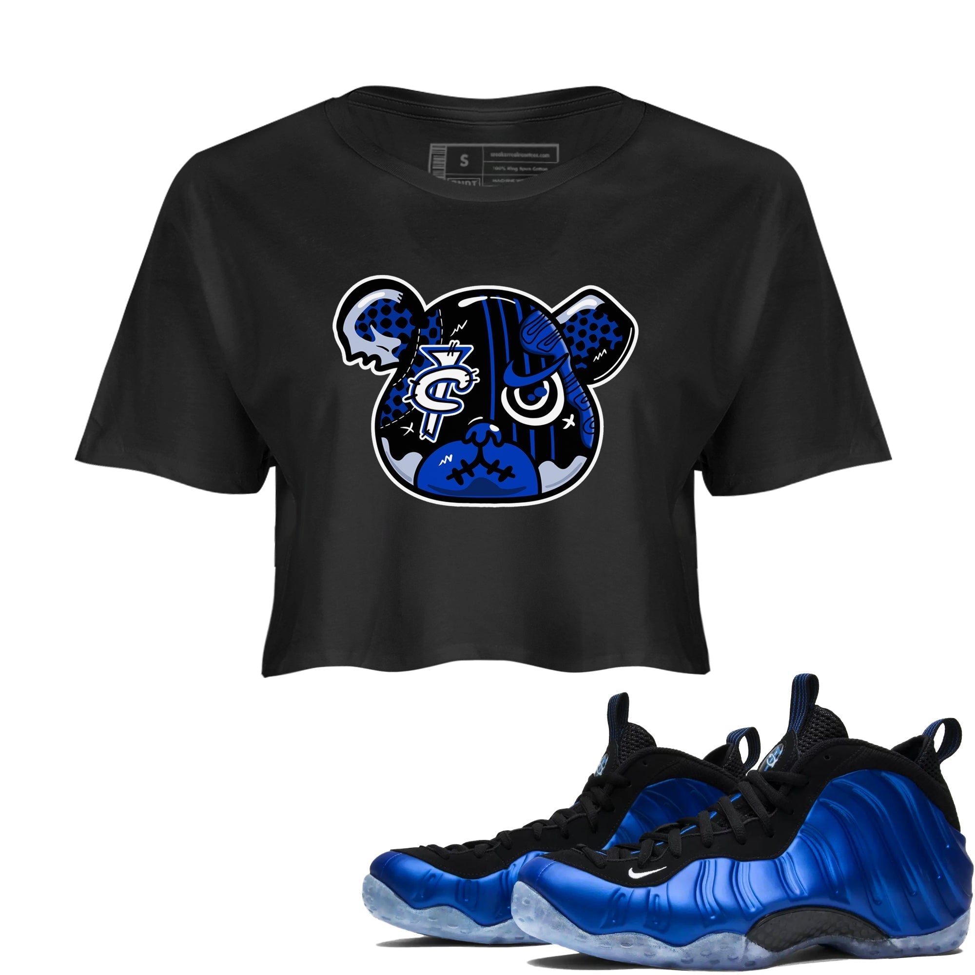 Foamposite Bear snkmatch Women's Top - Air Foamposite One Royal