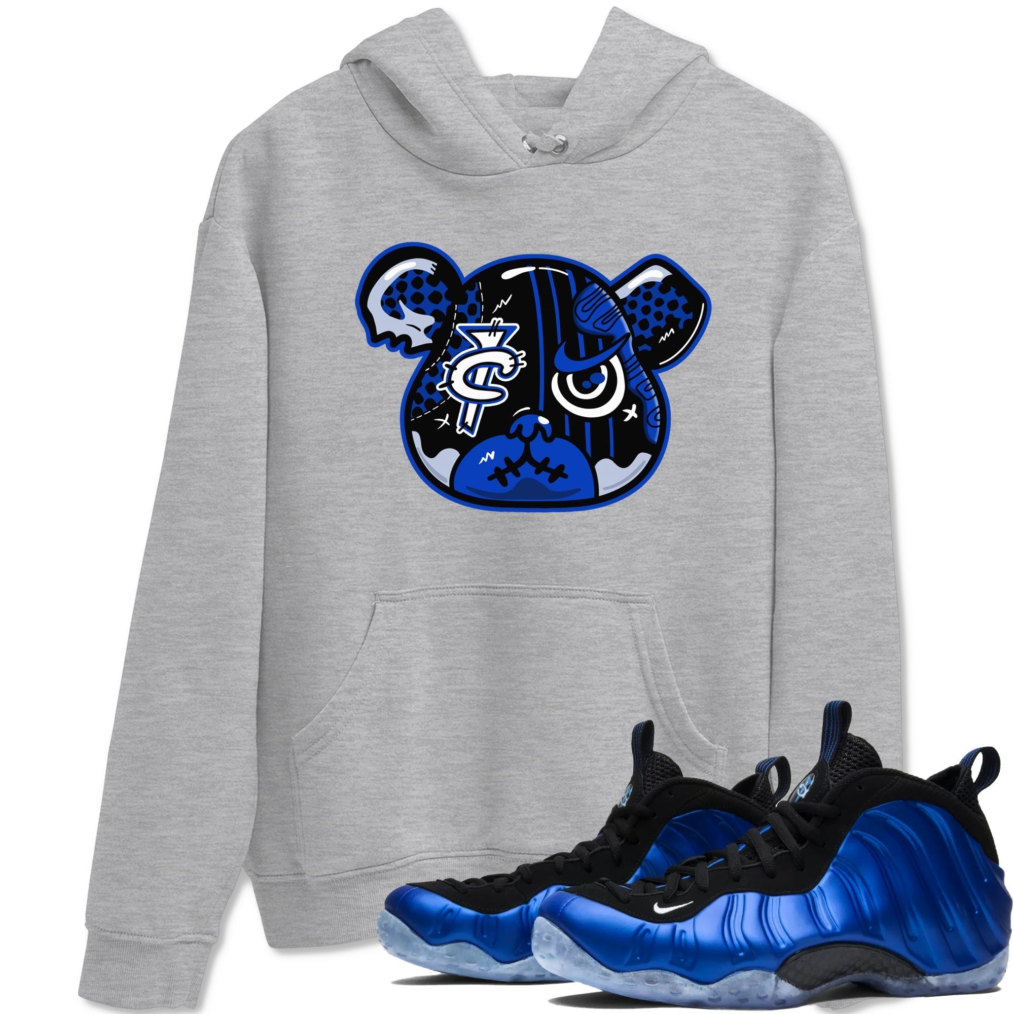 Foamposite Bear snkmatch Tees - Air Foamposite One Royal