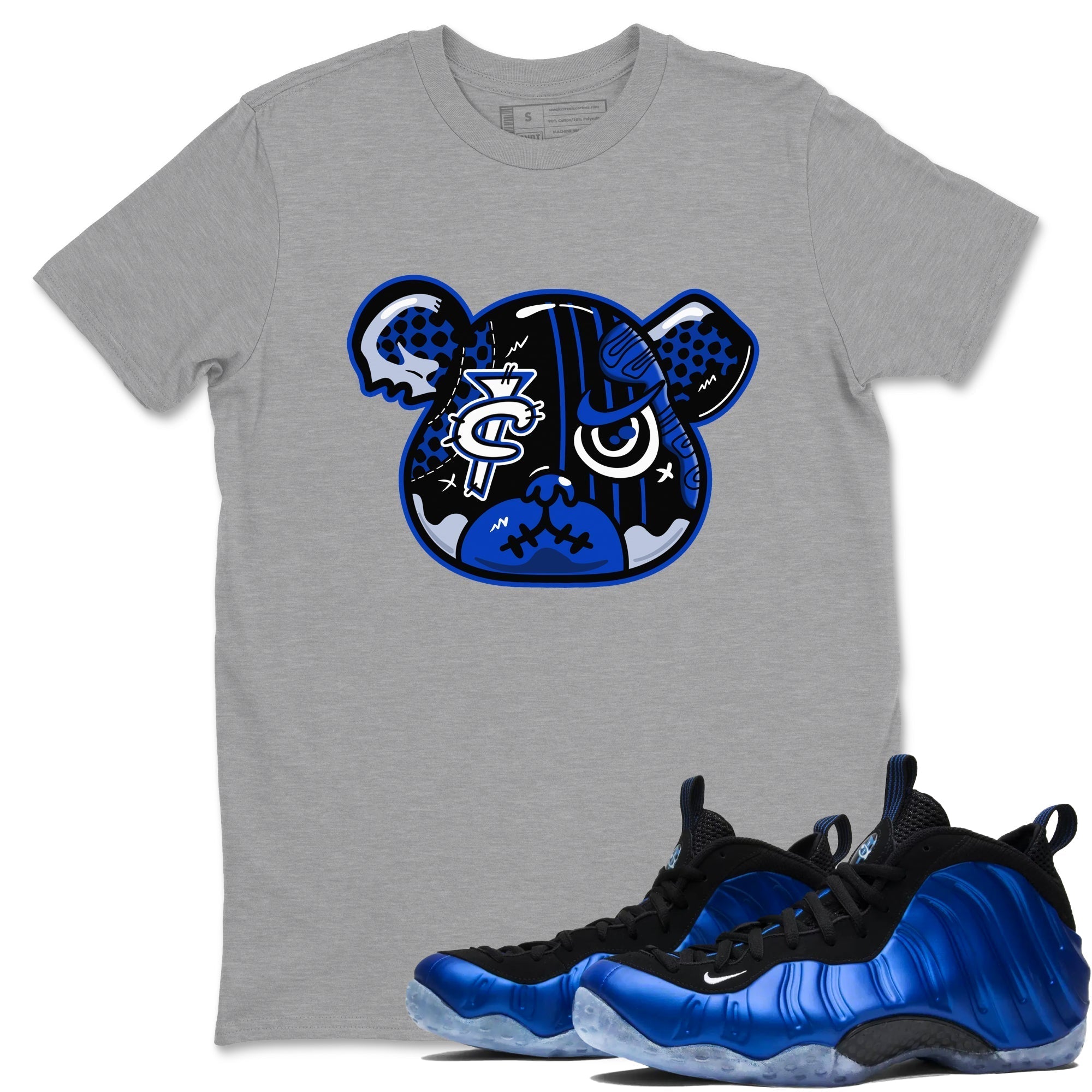 Foamposite Bear snkmatch Tees - Air Foamposite One Royal
