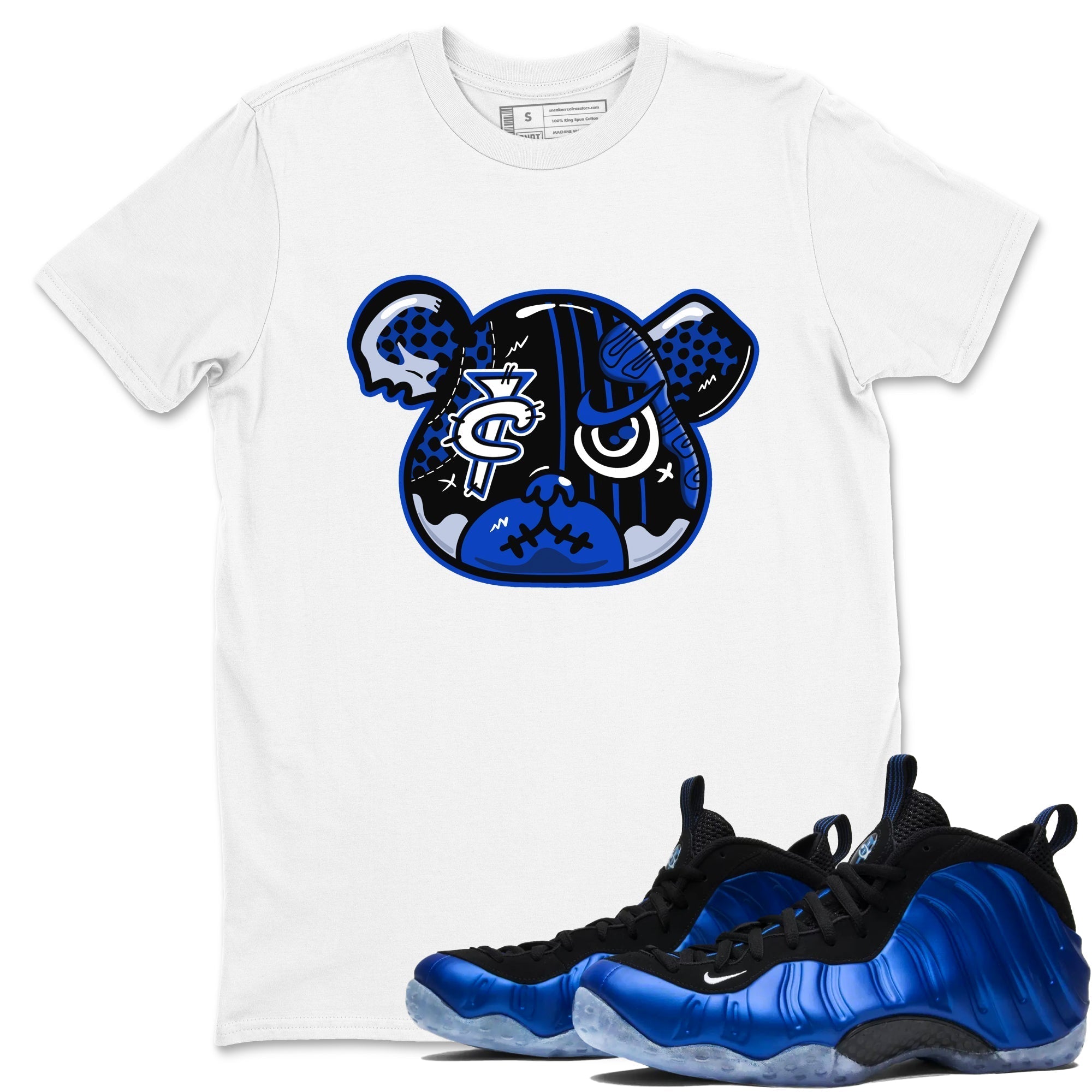Foamposite Bear snkmatch Tees - Air Foamposite One Royal