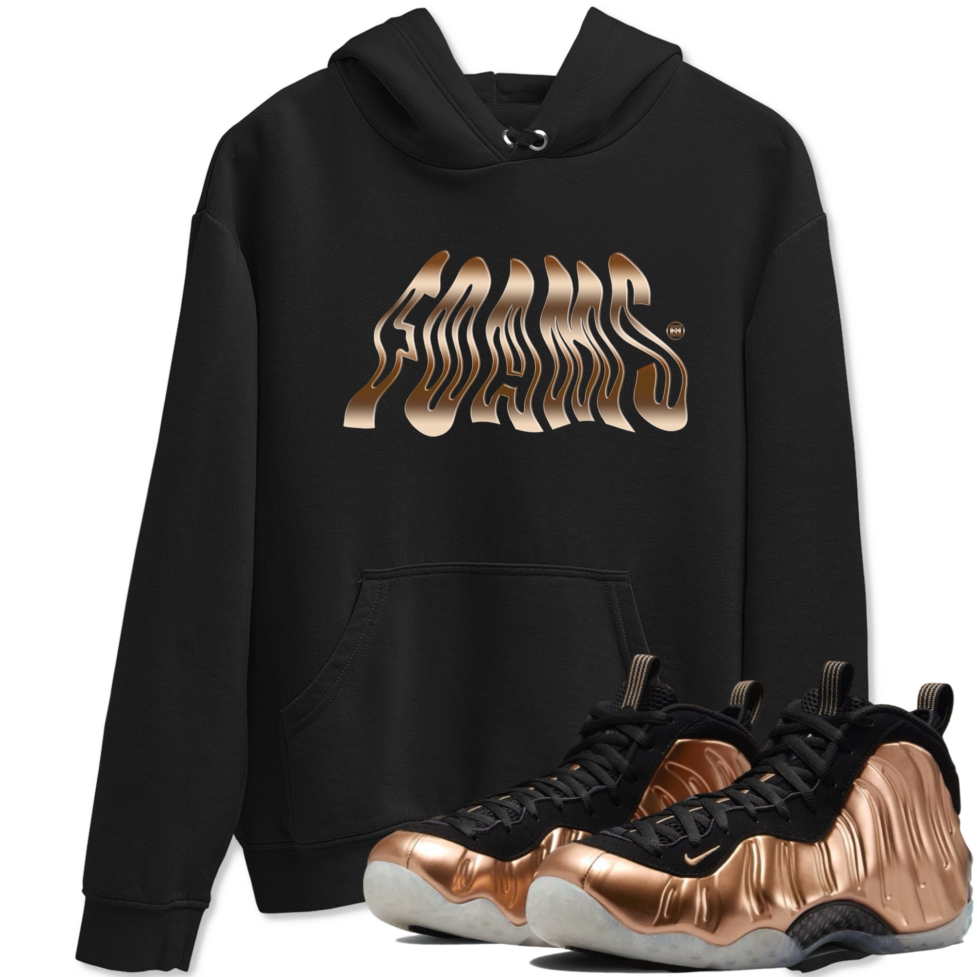 Foams snkmatch Tees - Air Foamposite One Metallic Copper