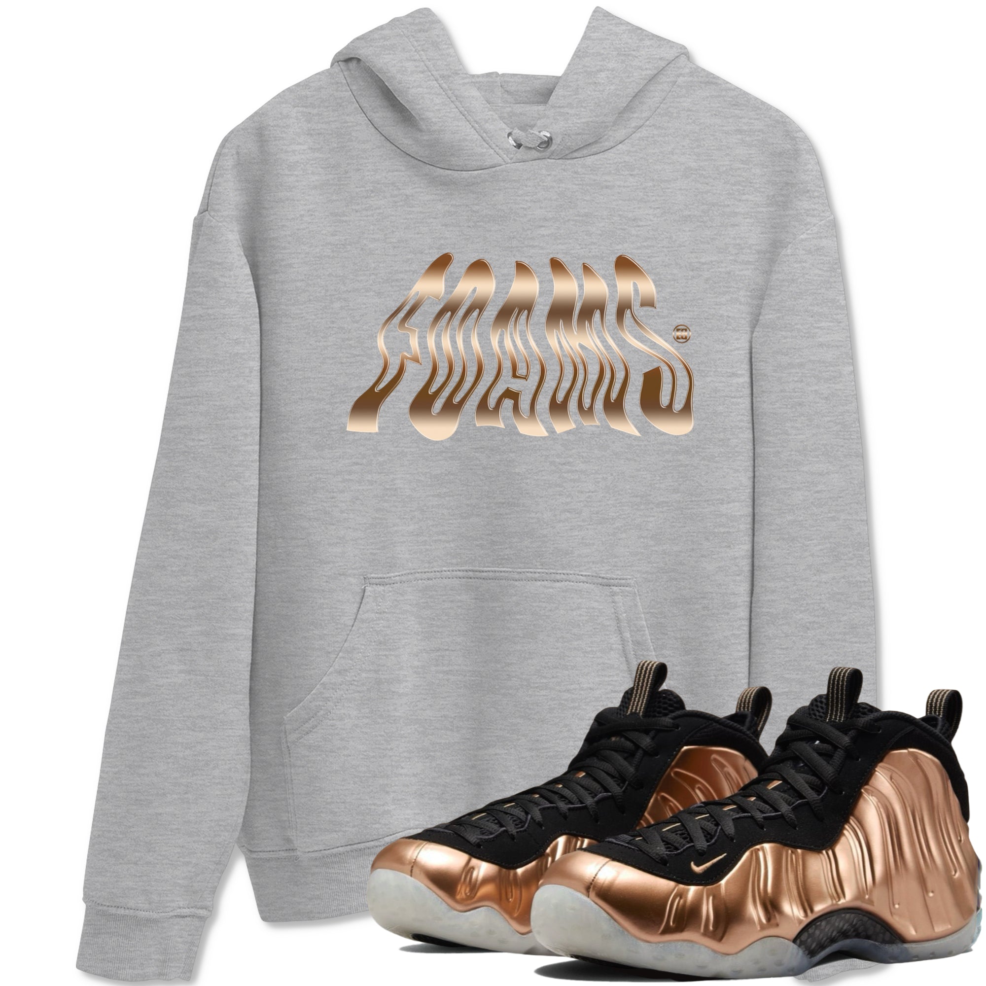 Foams snkmatch Tees - Air Foamposite One Metallic Copper