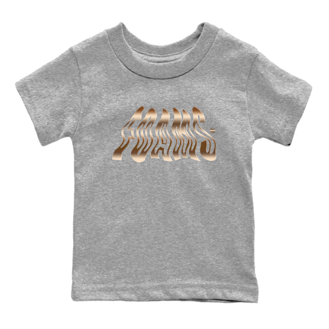 Foams snkmatch Tees Kids - Air Foamposite One Metallic Copper