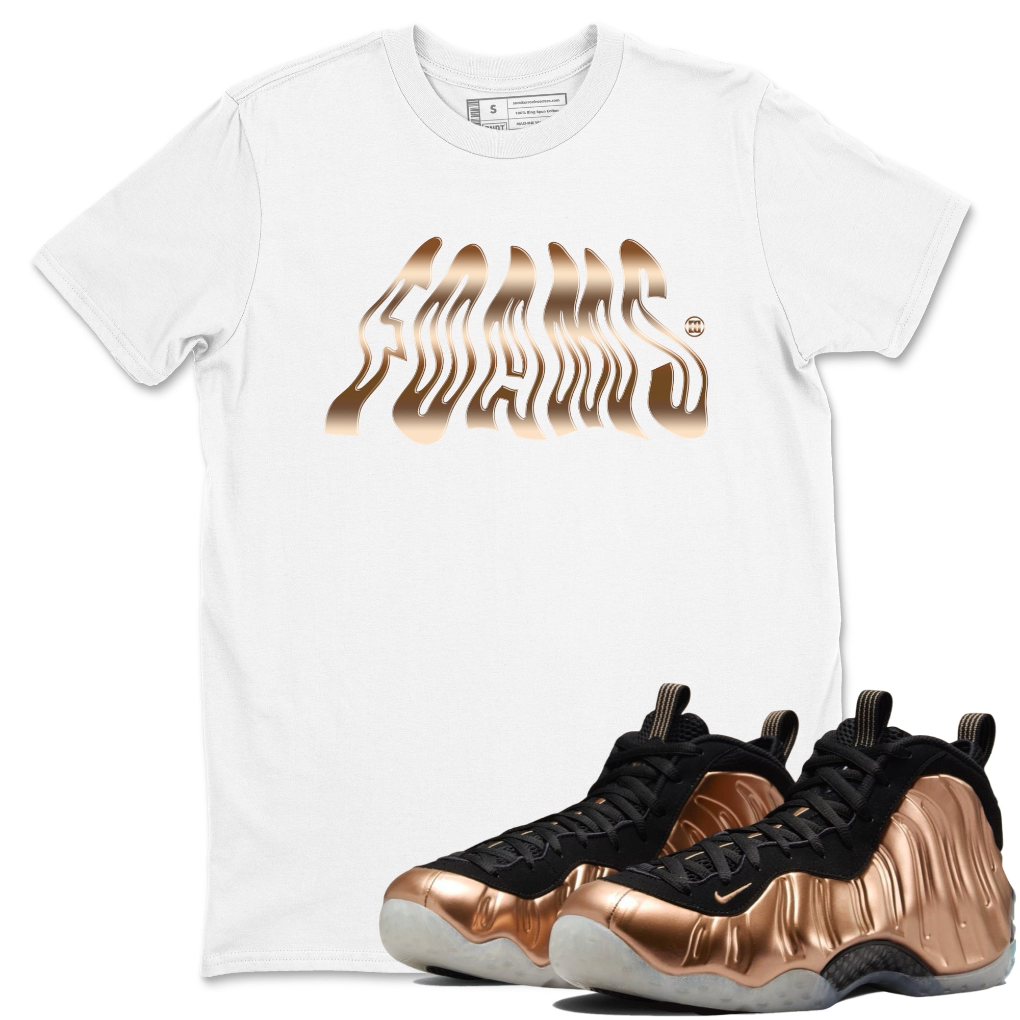 Foams snkmatch Tees - Air Foamposite One Metallic Copper