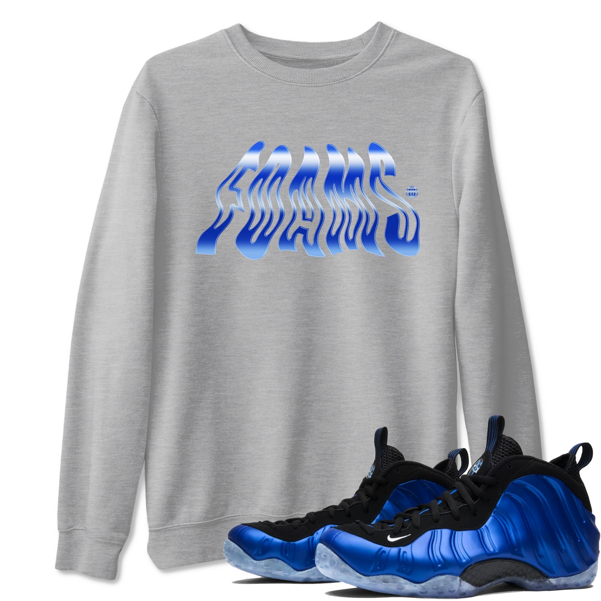 Foams snkmatch Tees - Air Foamposite One Royal