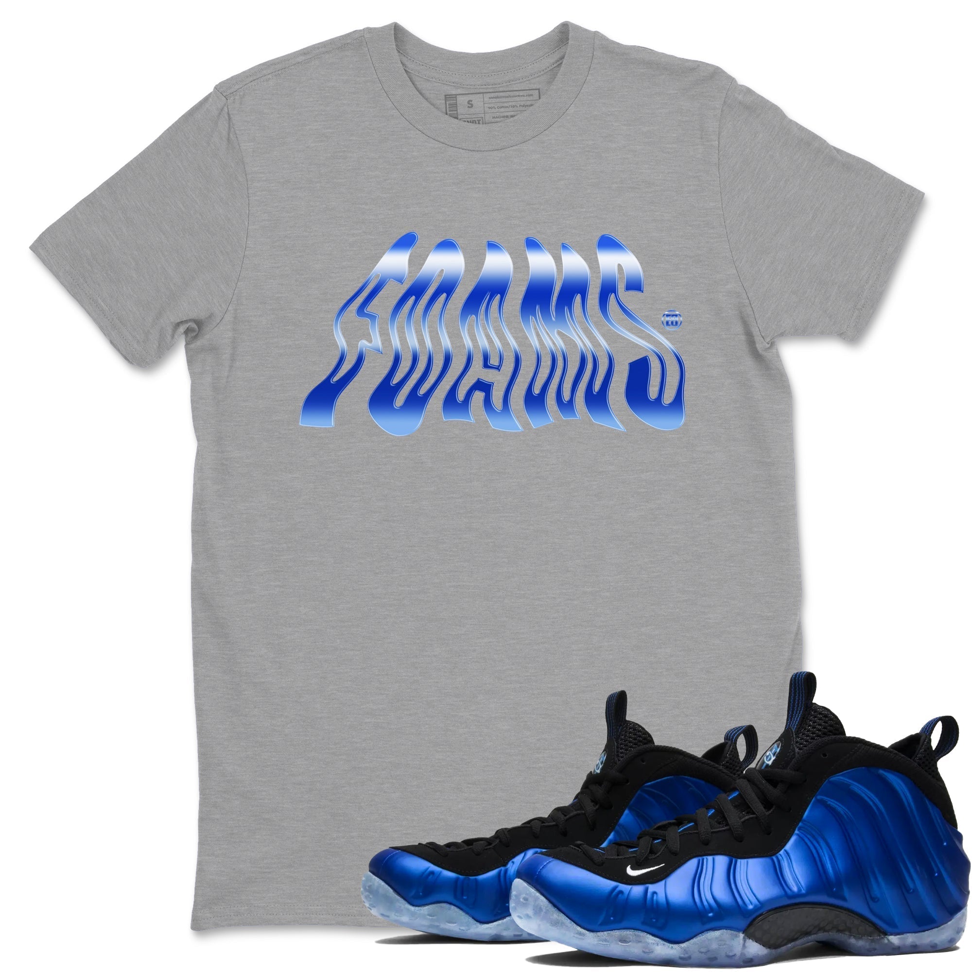 Foams snkmatch Tees - Air Foamposite One Royal