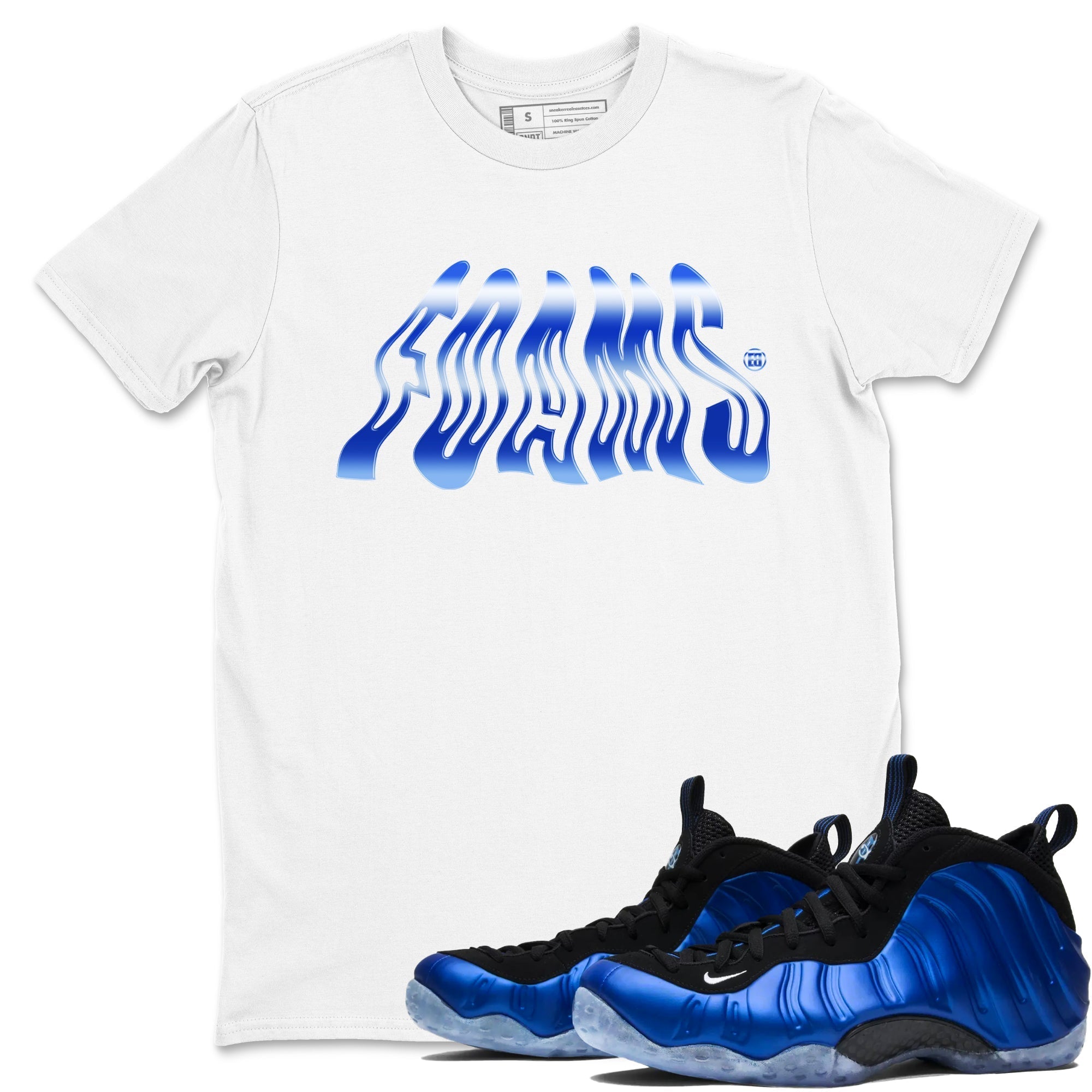 Foams snkmatch Tees - Air Foamposite One Royal
