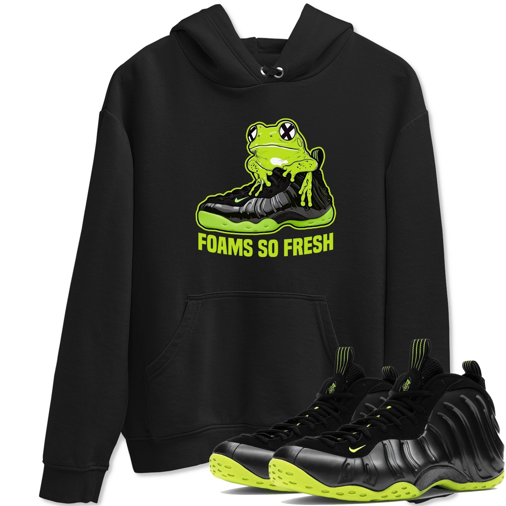 Foams So Fresh snkmatch Tees - Air Foamposite One Black Volt