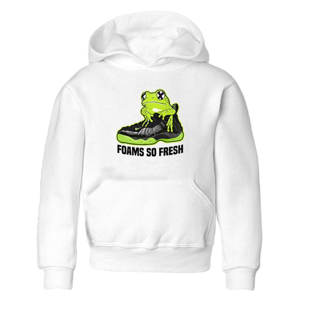 Foams So Fresh snkmatch Tees Kids - Air Foamposite One Black Volt