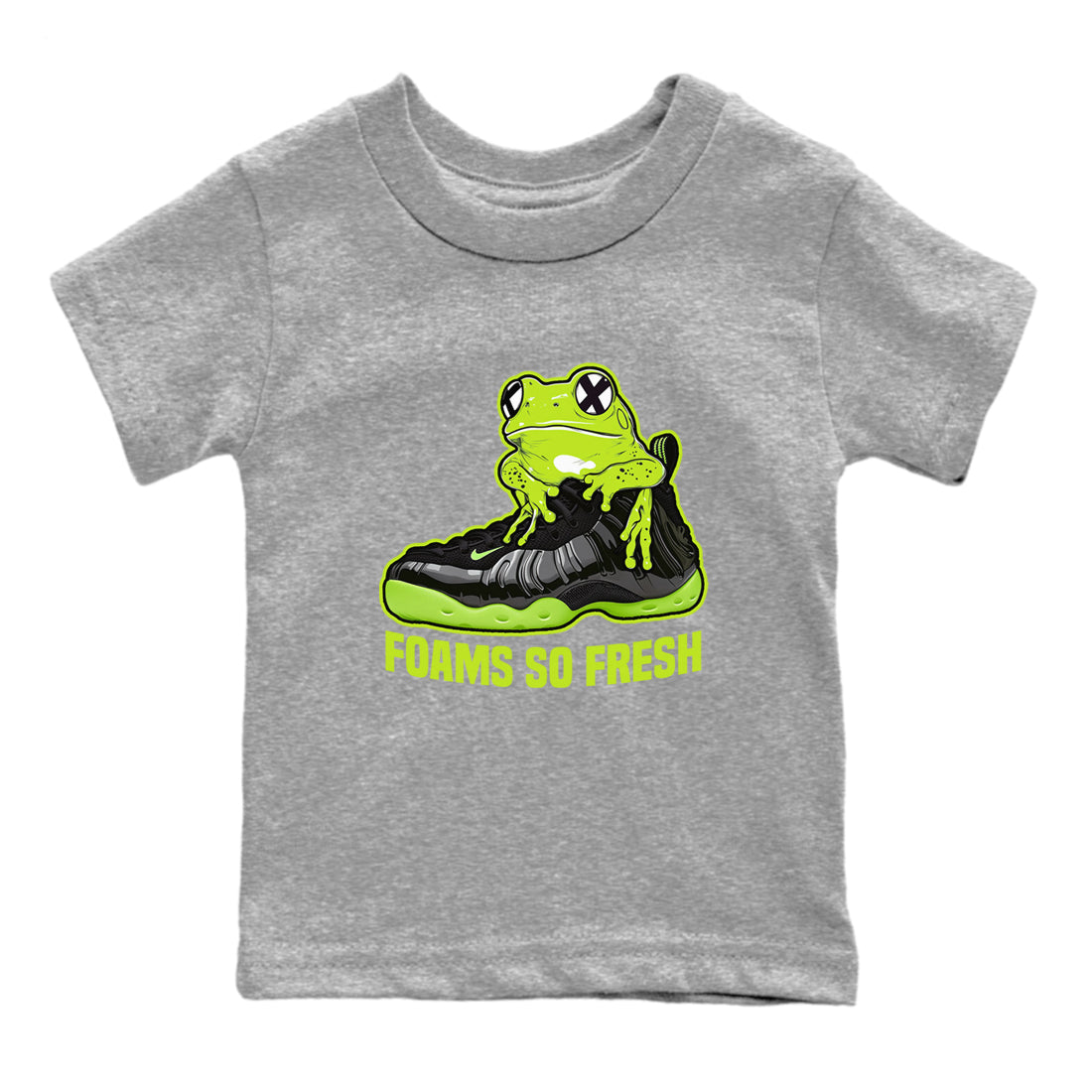 Foams So Fresh snkmatch Tees Kids - Air Foamposite One Black Volt