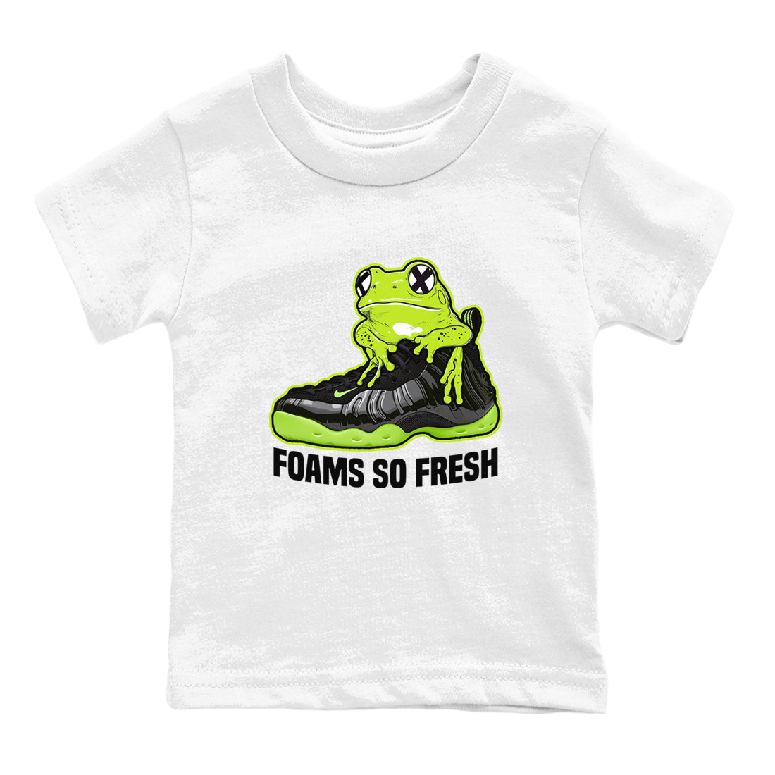 Foams So Fresh snkmatch Tees Kids - Air Foamposite One Black Volt