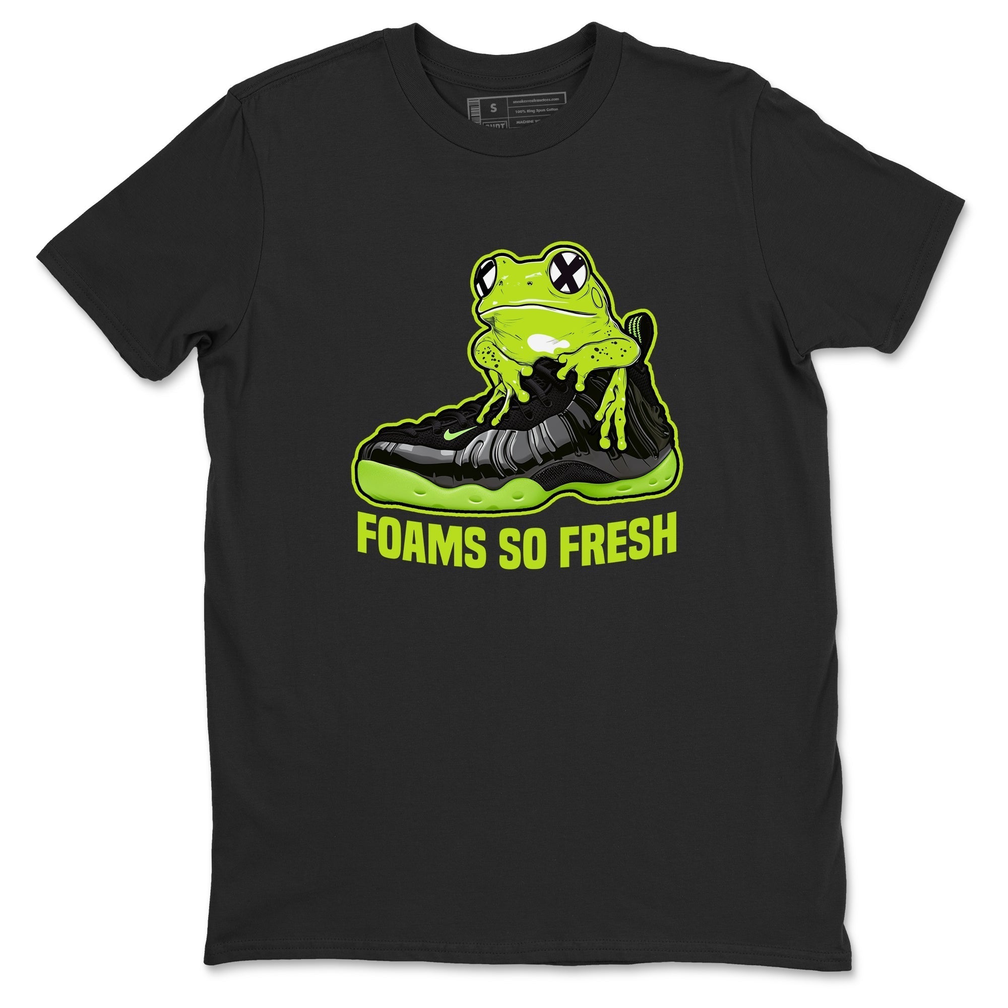 Foams So Fresh snkmatch Tees - Air Foamposite One Black Volt