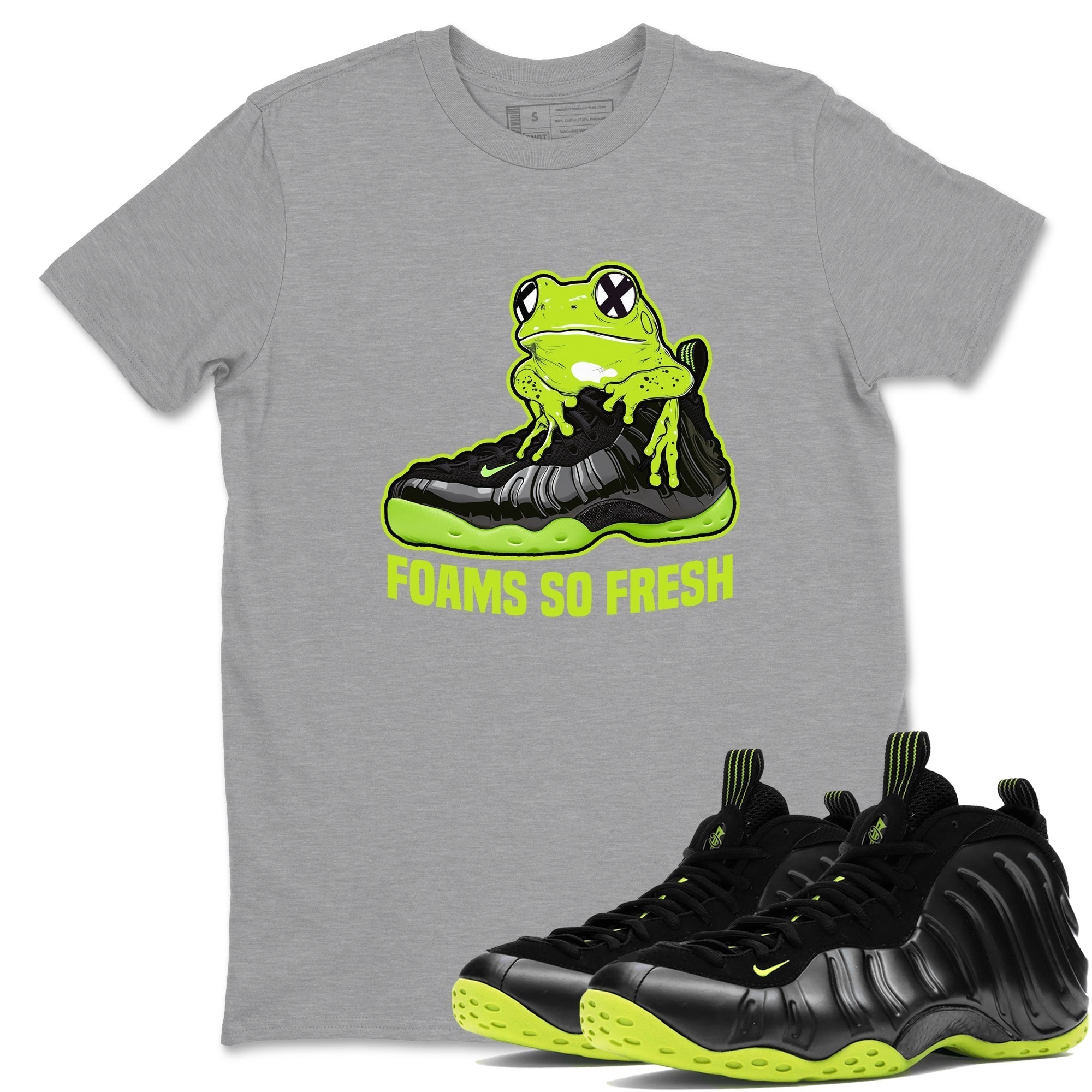 Foams So Fresh snkmatch Tees - Air Foamposite One Black Volt
