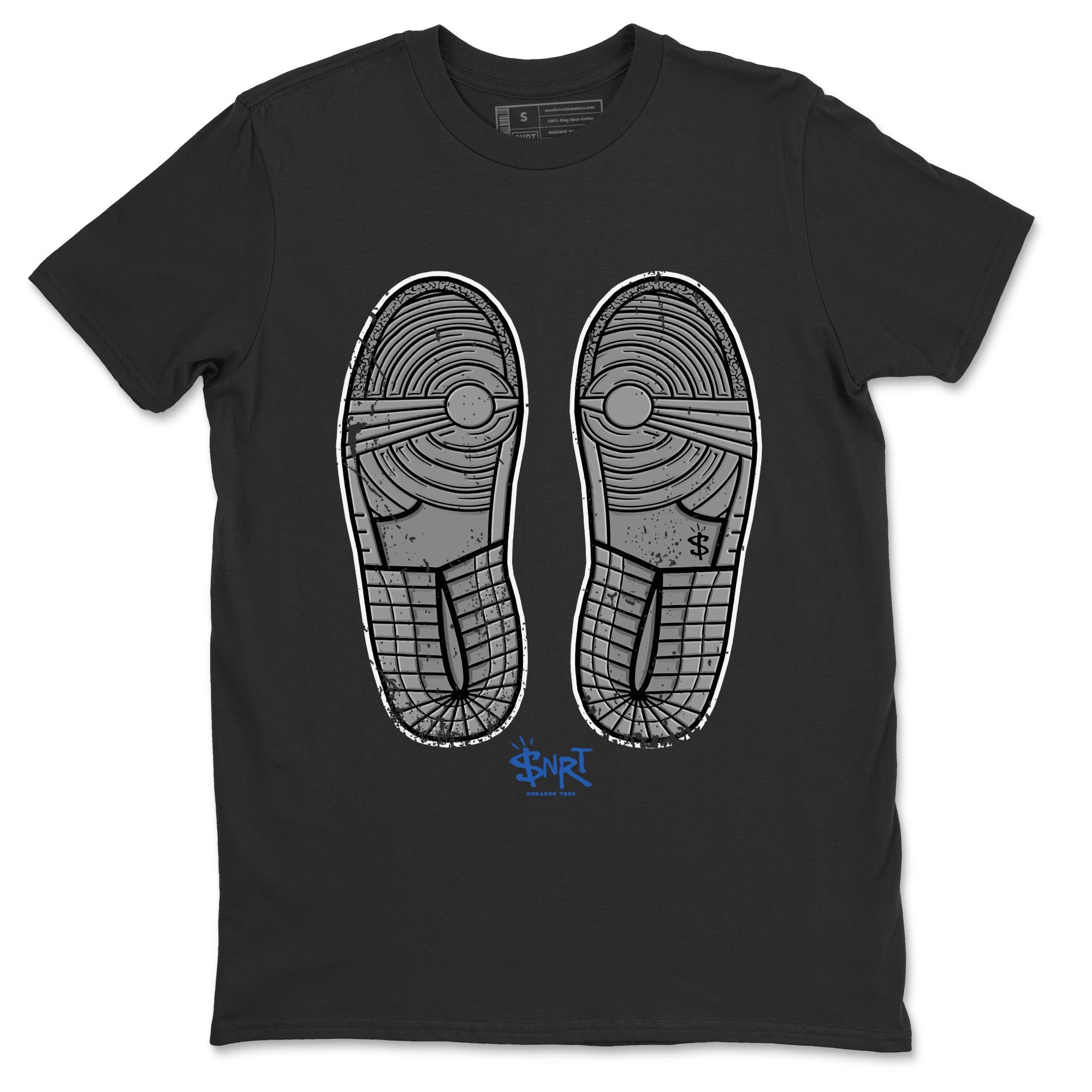 Footprint Unisex Tops - Air Jordan 1 True Blue