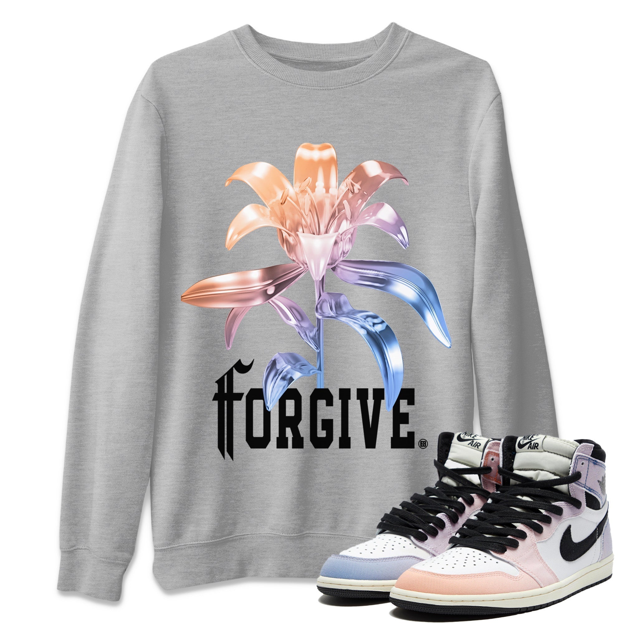 Forgive Unisex Tops - Air Jordan 1 Skyline