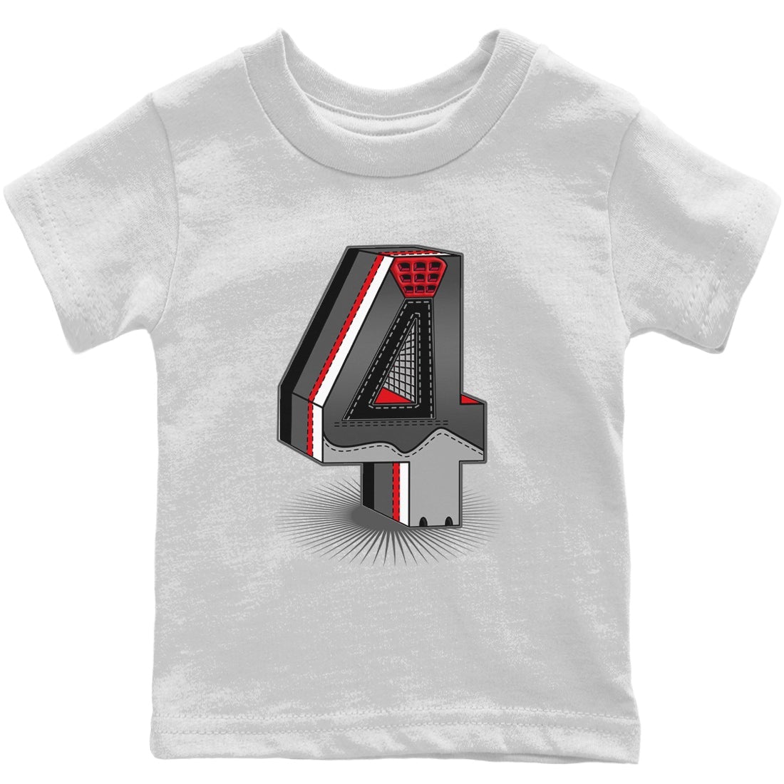 Four Statue Kids Tops - Air Jordan 4 Infrared