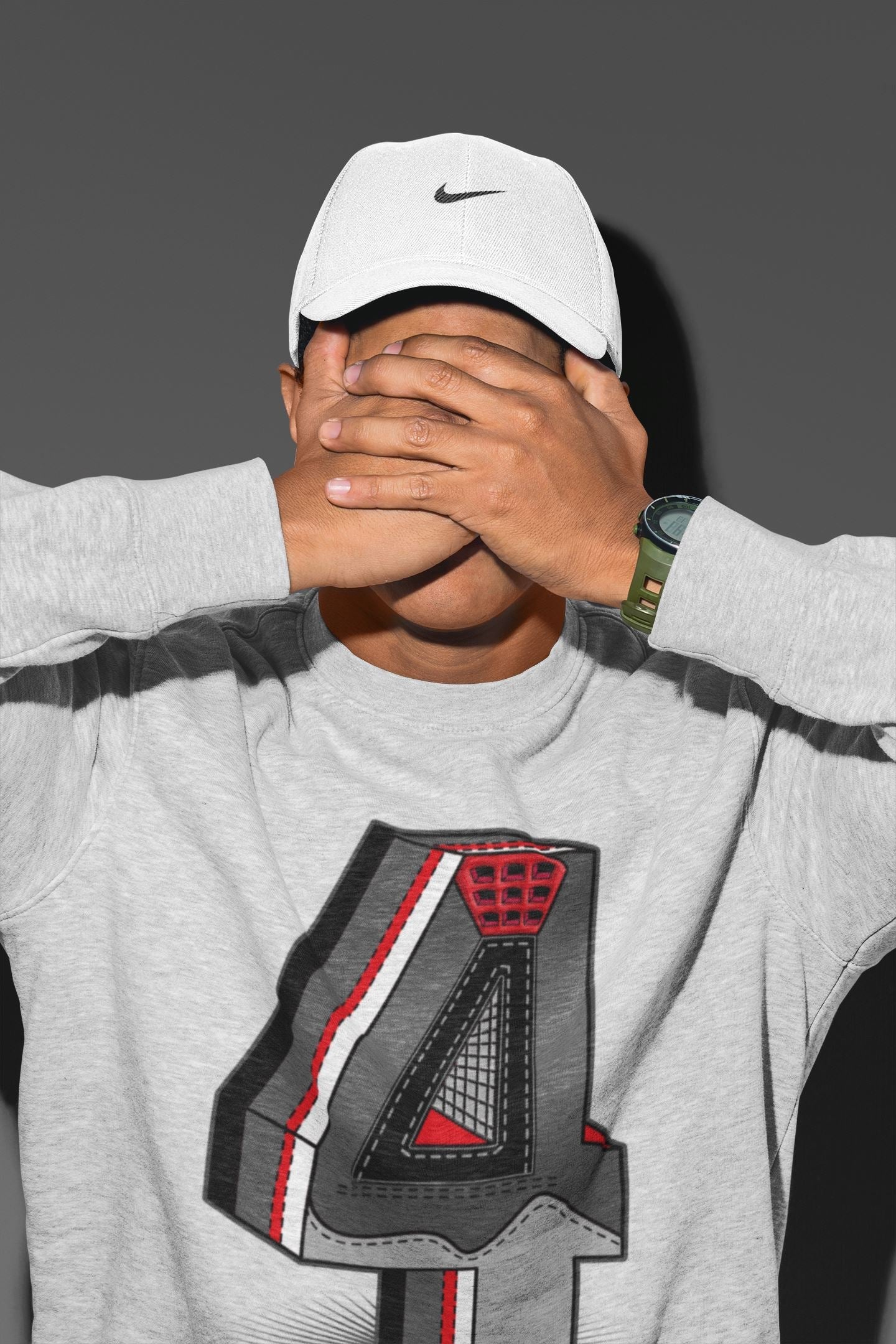 Four Statue Unisex Tops - Air Jordan 4 Infrared