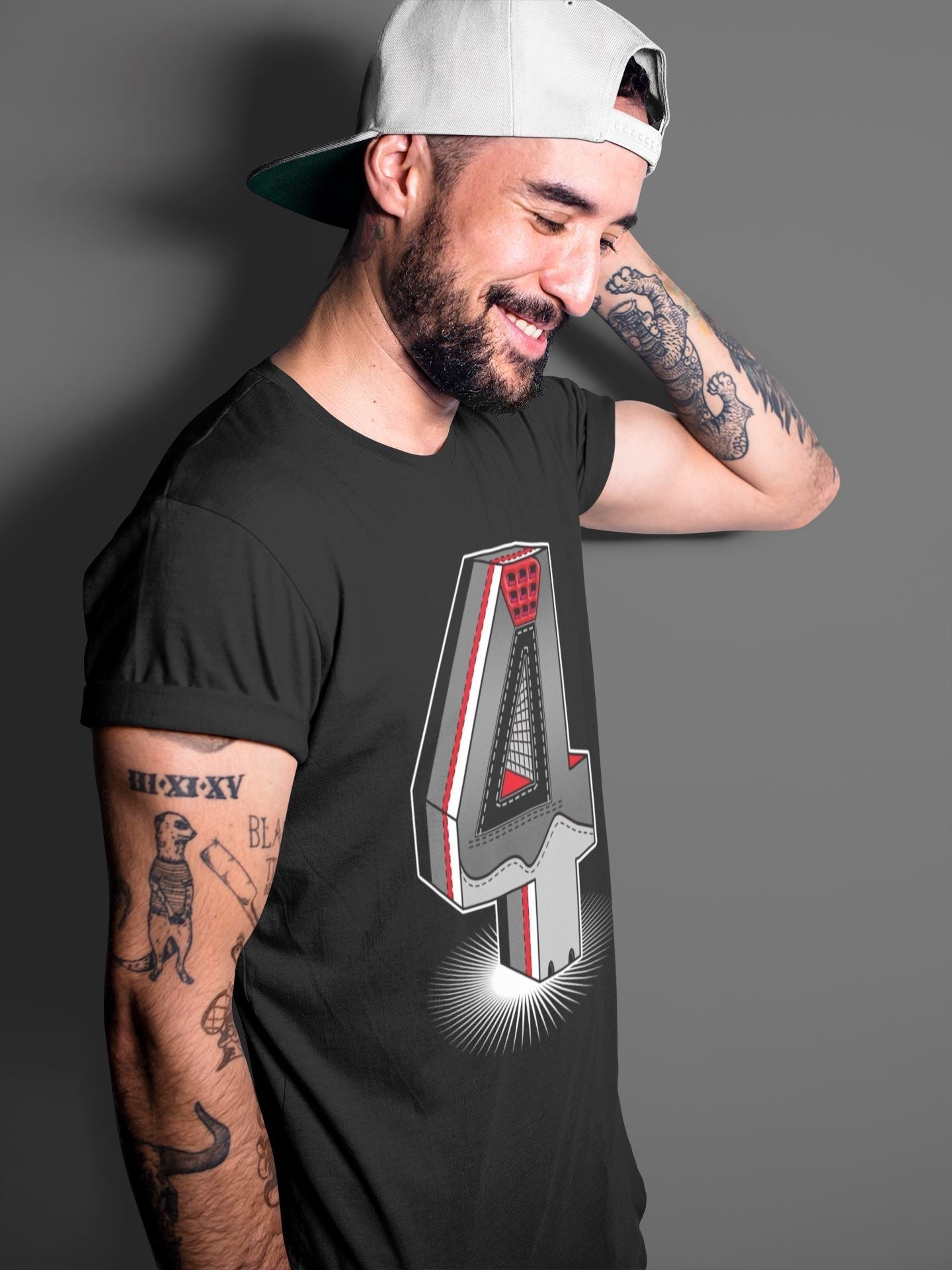 Four Statue Unisex Tops - Air Jordan 4 Infrared
