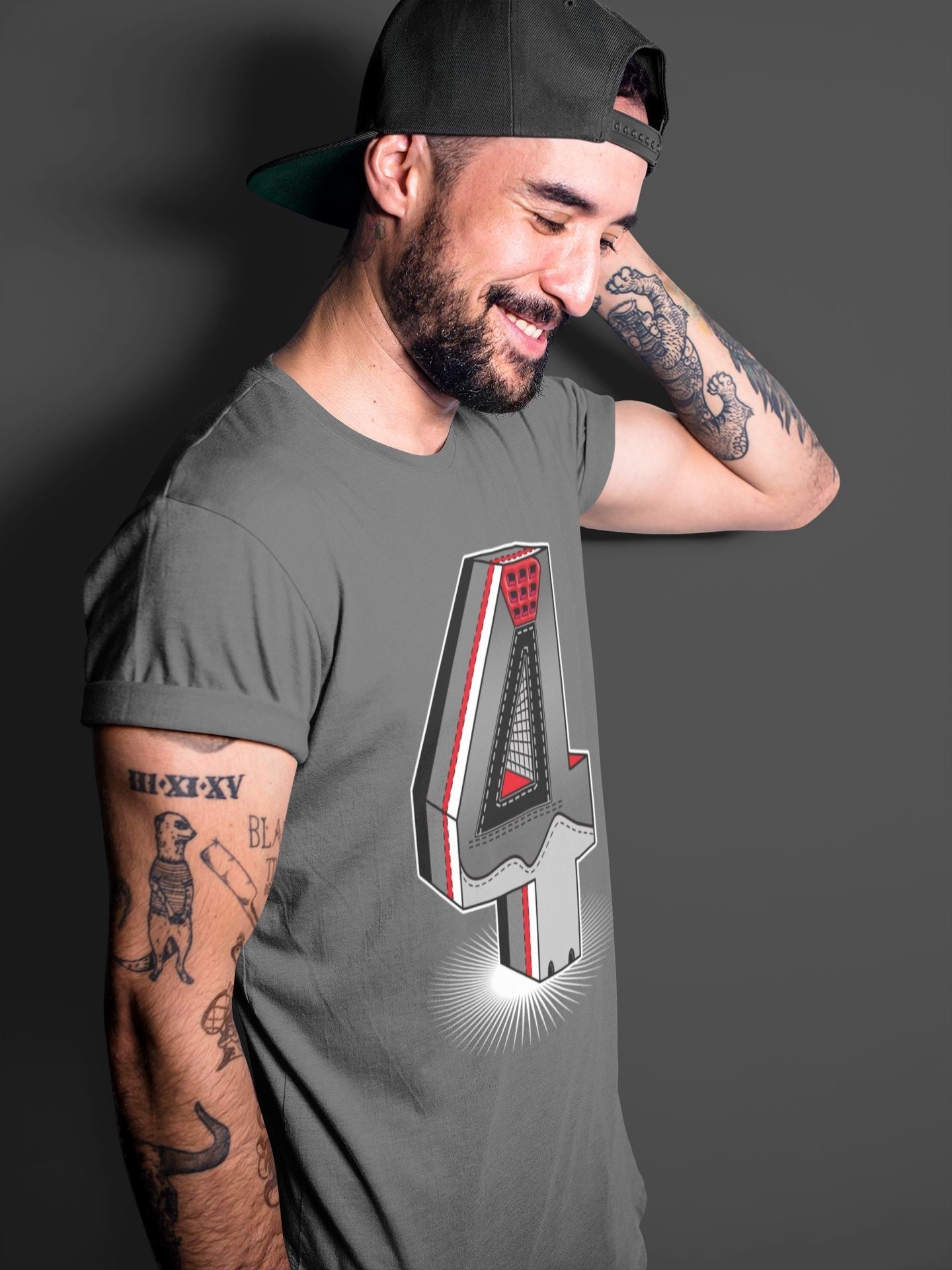 Four Statue Unisex Tops - Air Jordan 4 Infrared
