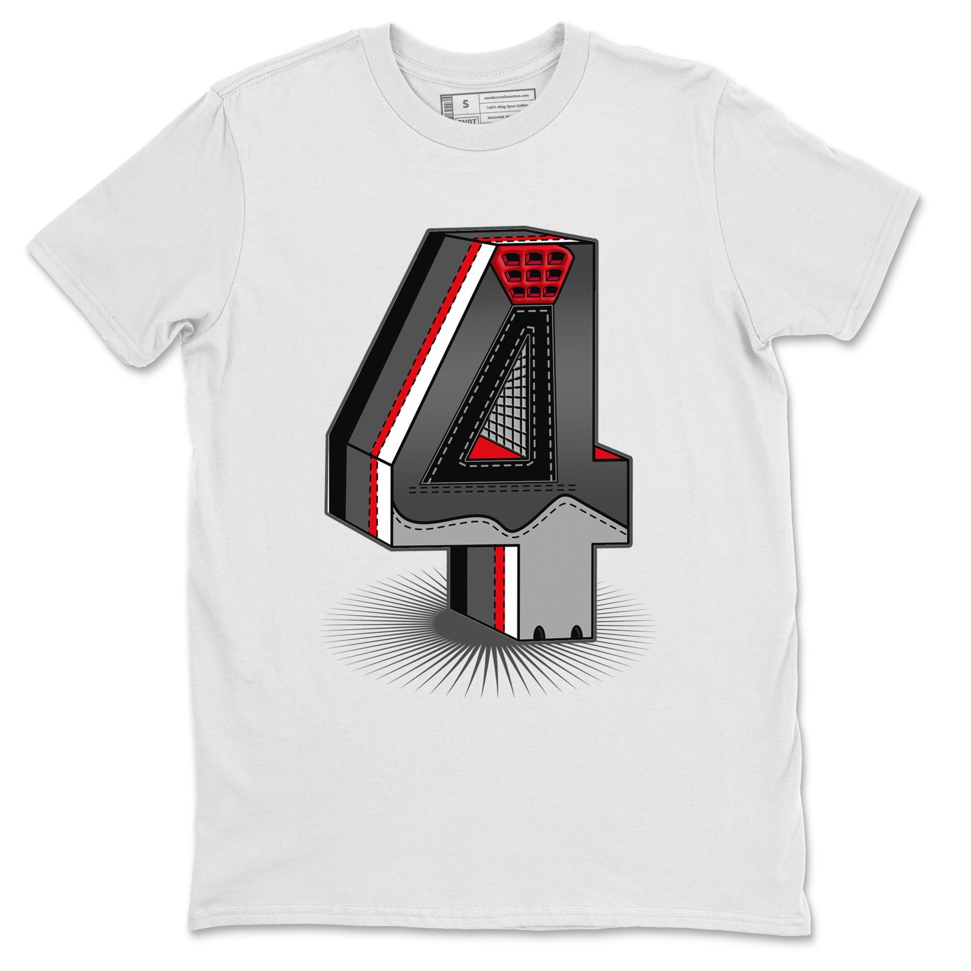 Four Statue Unisex Tops - Air Jordan 4 Infrared