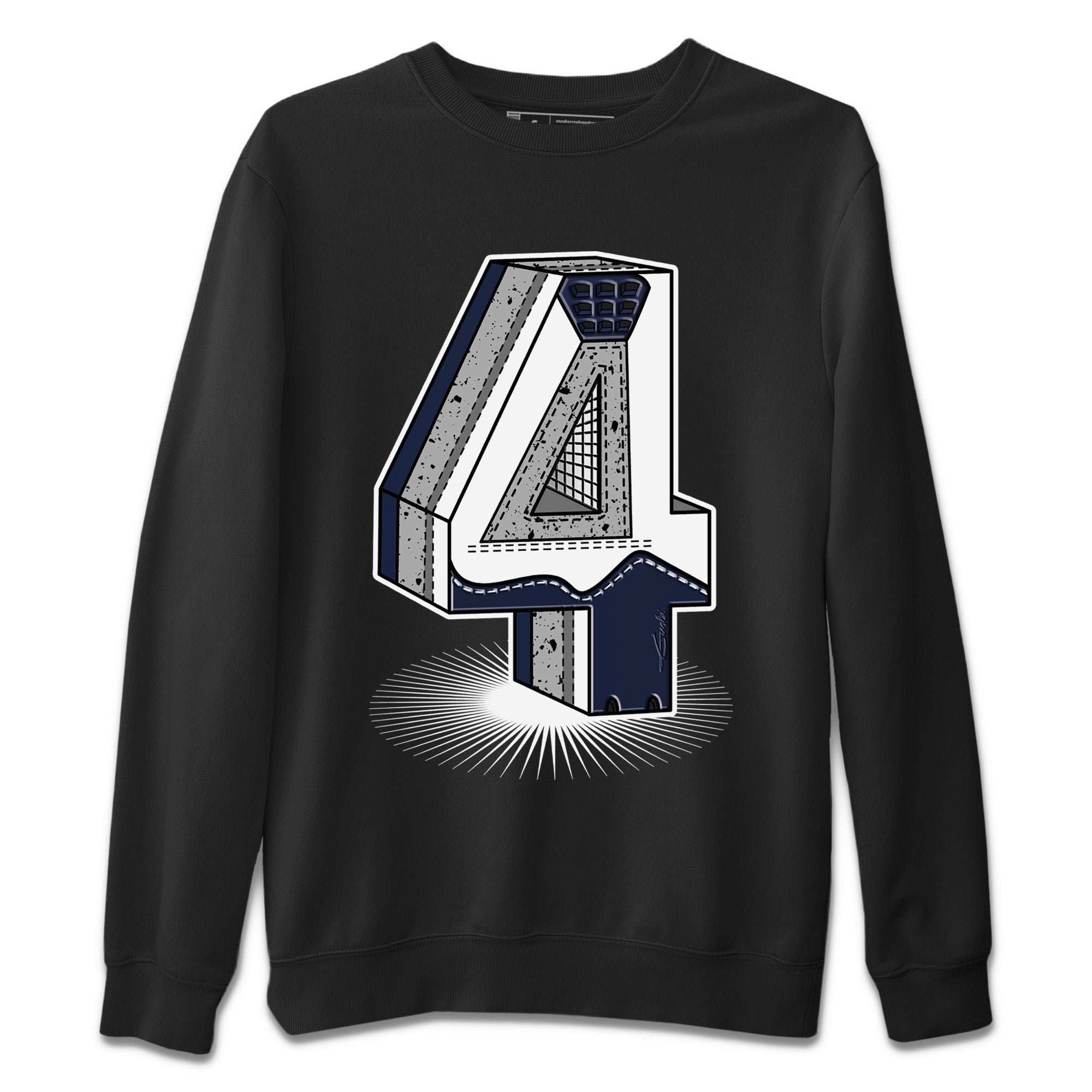 Four Statue Unisex Tops - Air Jordan 4 Midnight Navy