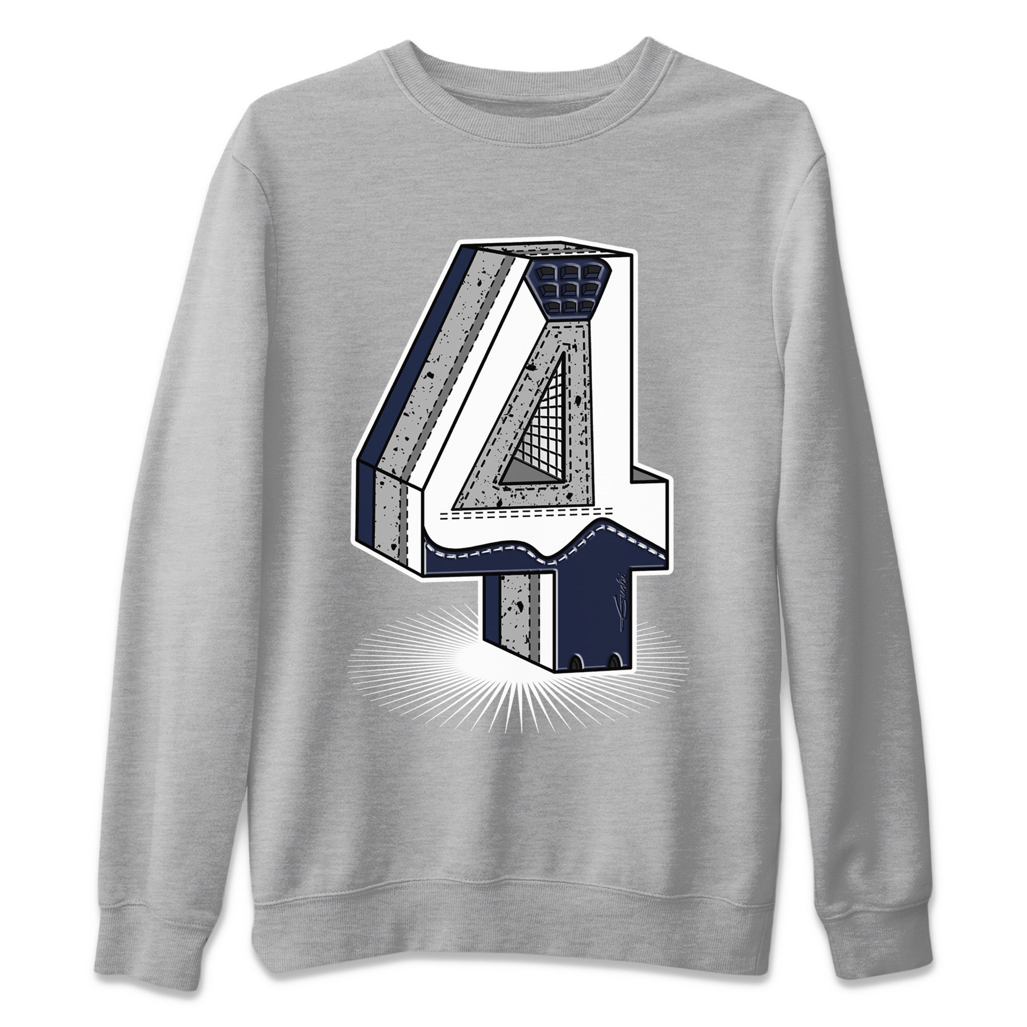 Four Statue Unisex Tops - Air Jordan 4 Midnight Navy