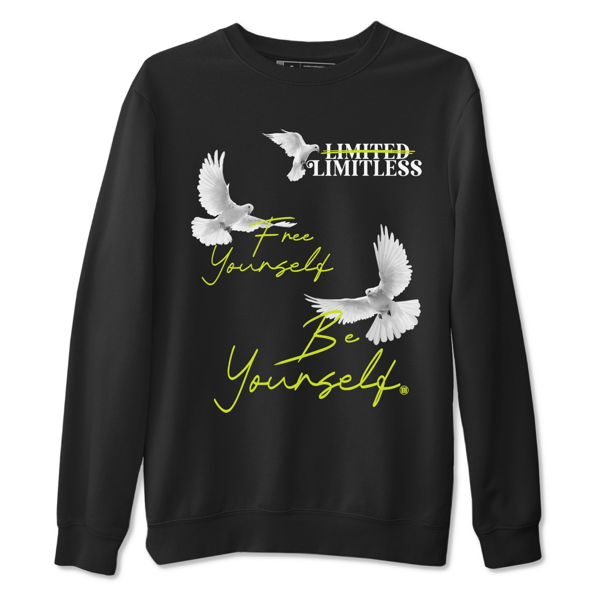 Free Yourself Be Yourself snkmatch Tees - Air Foamposite One Black Volt
