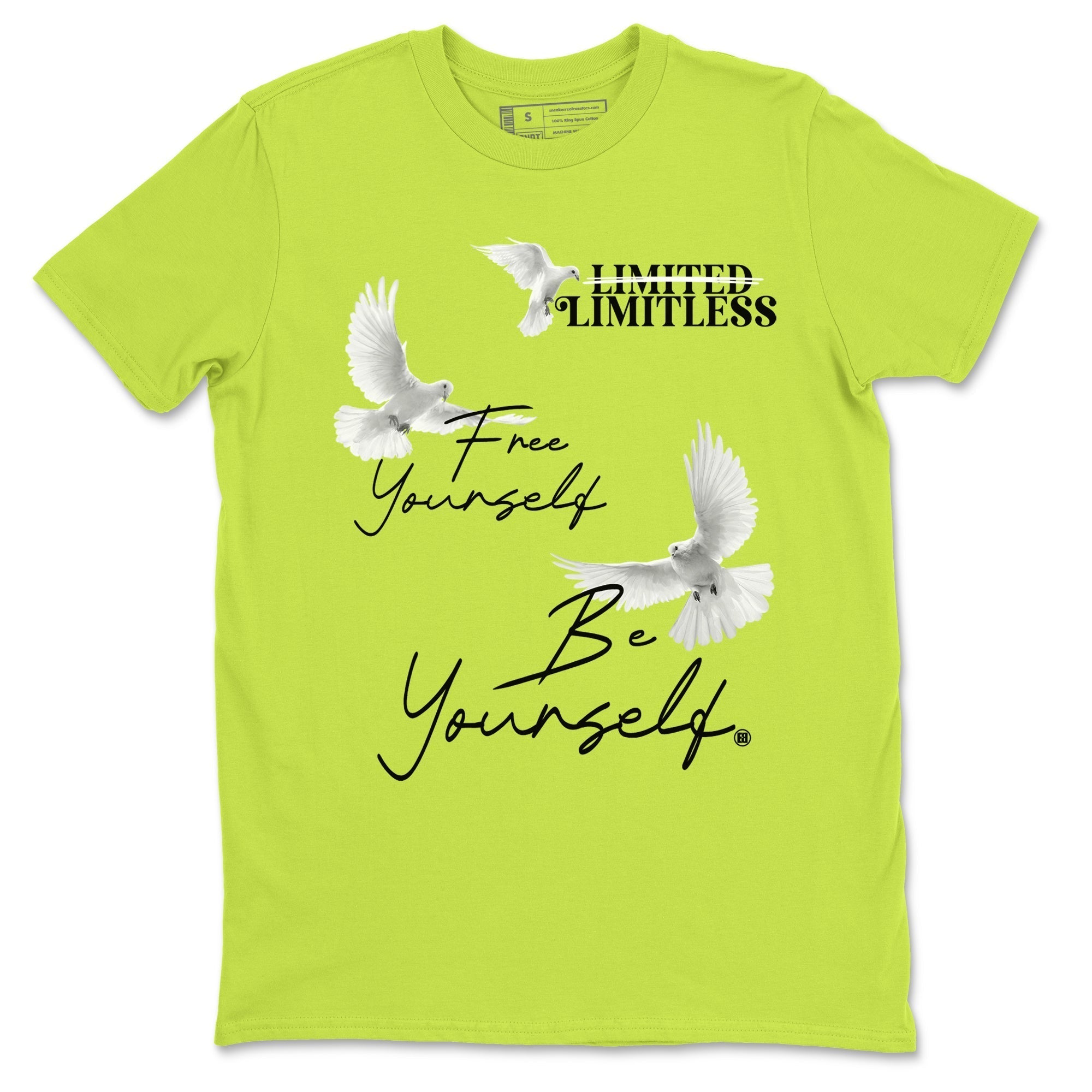 Free Yourself Be Yourself snkmatch Tees - Air Foamposite One Black Volt