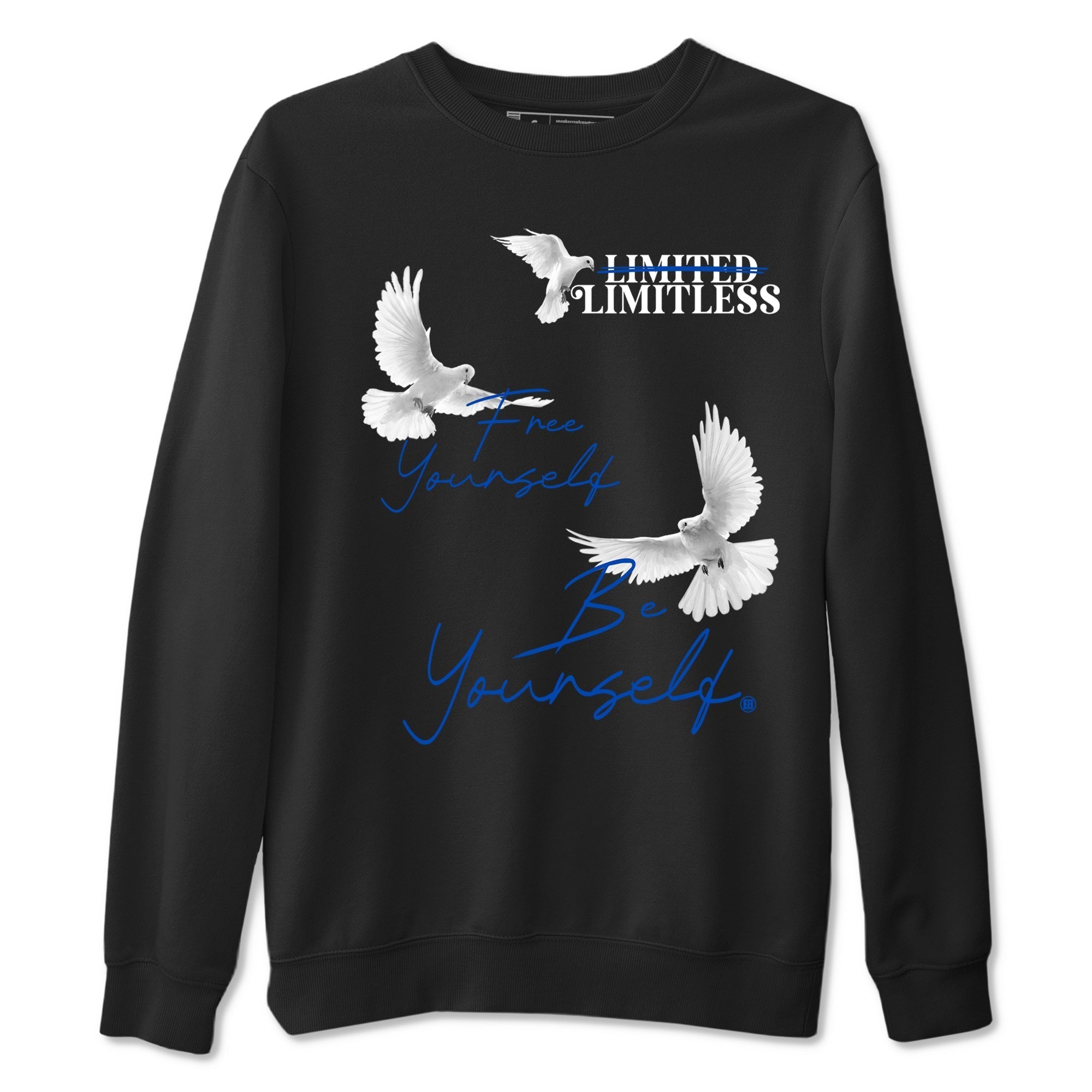 Free Yourself Be Yourself snkmatch Tees - Air Jordan 1 Game Royal