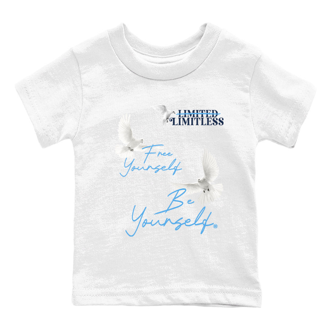 Free Yourself Be Yourself snkmatch Tees Kids - Air Jordan 1 Obsidian
