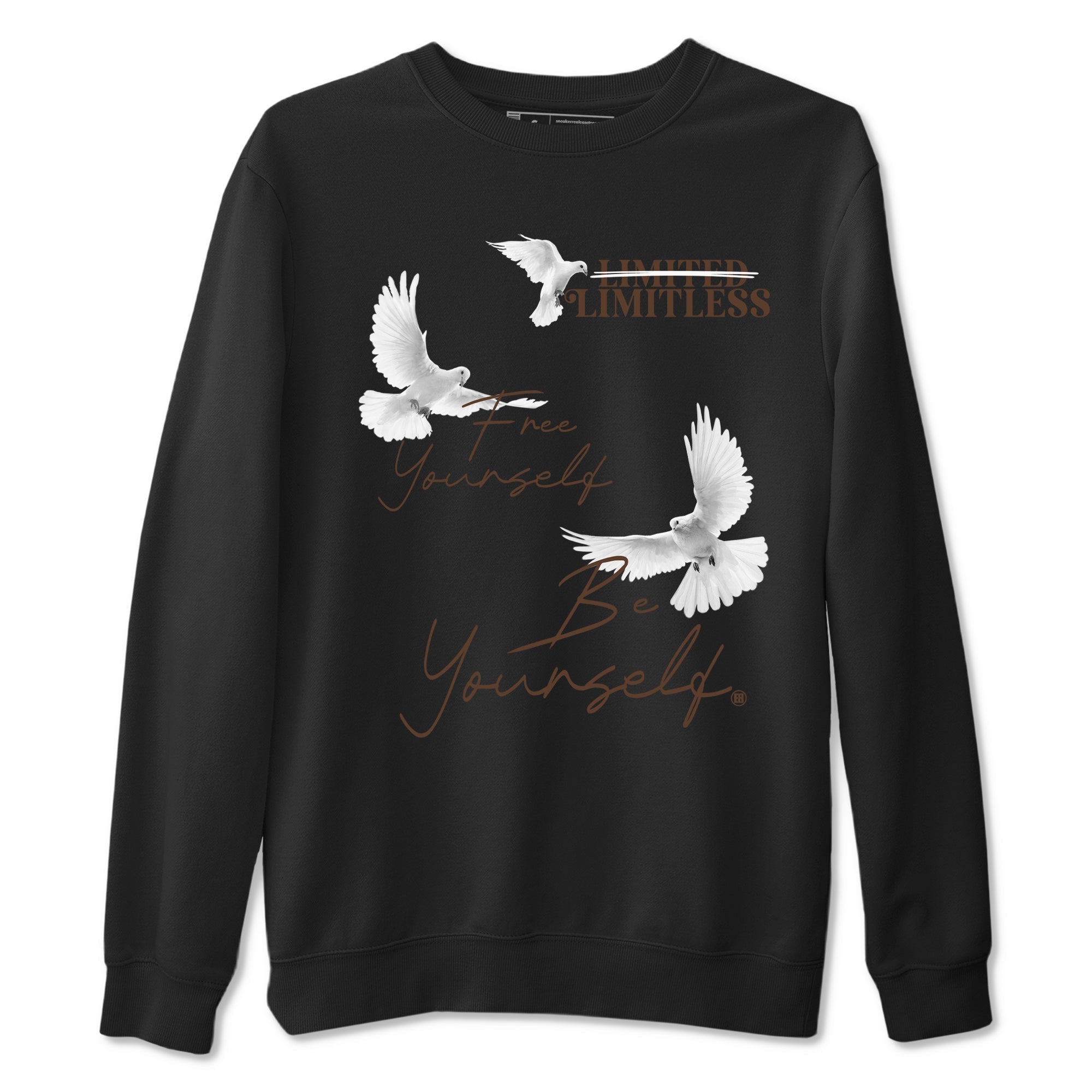 Free Yourself Be Yourself snkmatch Tees - Air Jordan 12 Baroque Brown