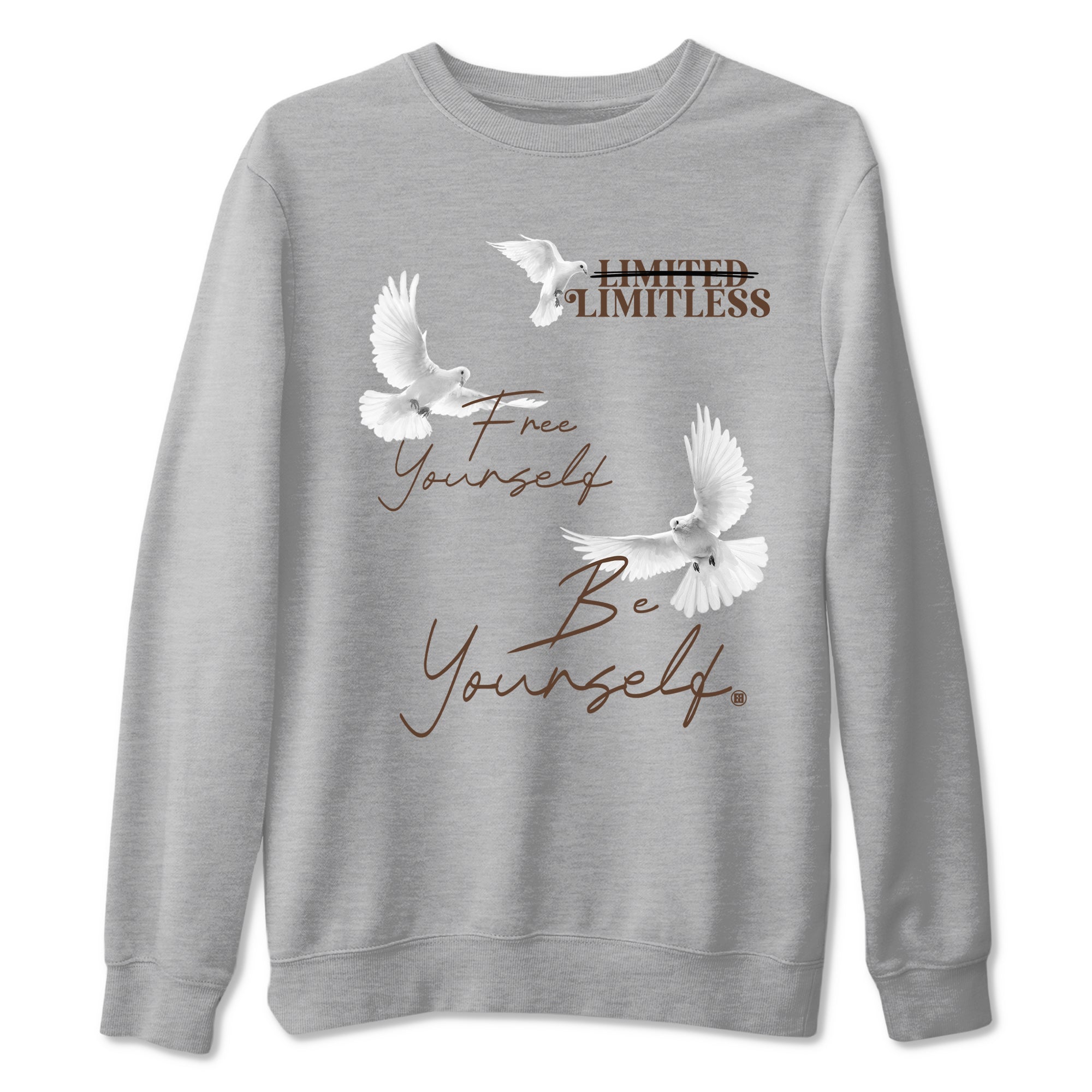Free Yourself Be Yourself snkmatch Tees - Air Jordan 12 Baroque Brown