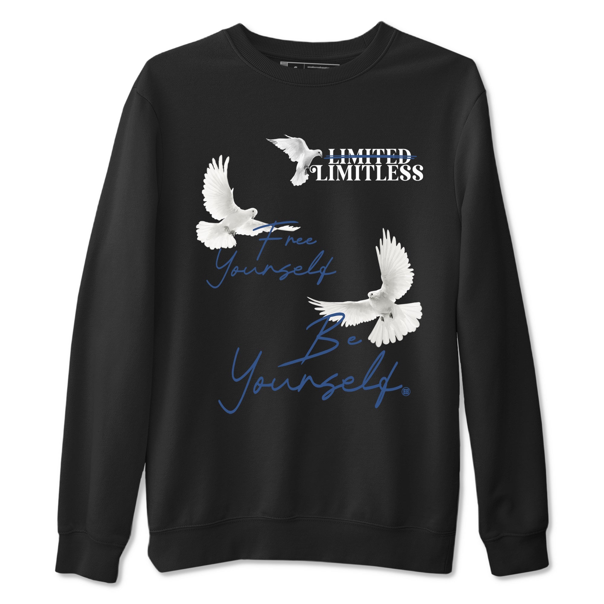 Free Yourself Be Yourself snkmatch Tees - Air Jordan 3 A Ma Maniere x Diffused Blue
