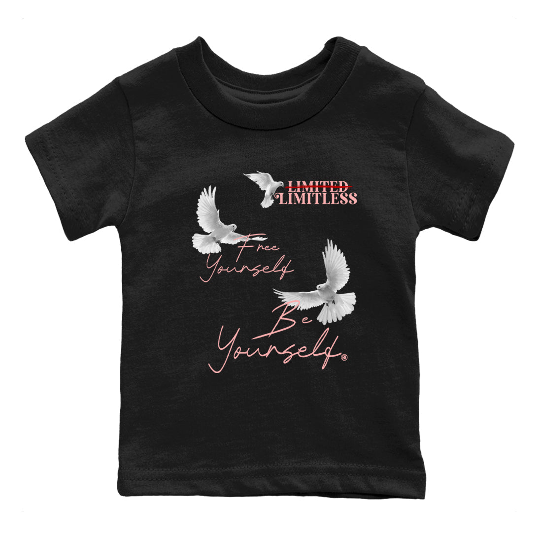 Free Yourself Be Yourself snkmatch Tees Kids - Air Jordan 3 Valentines Day