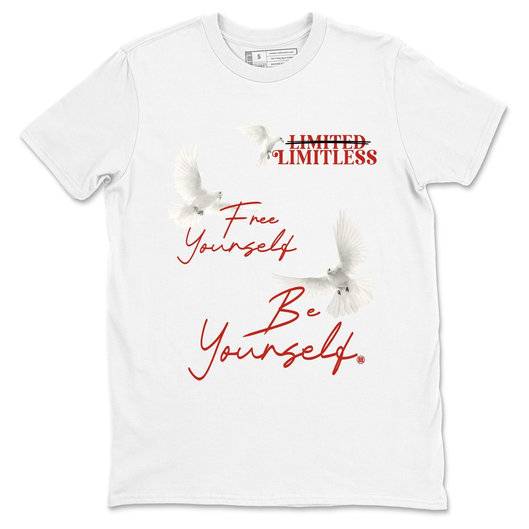 Free Yourself Be Yourself snkmatch Tees - Air Jordan 4 Brick By Brick