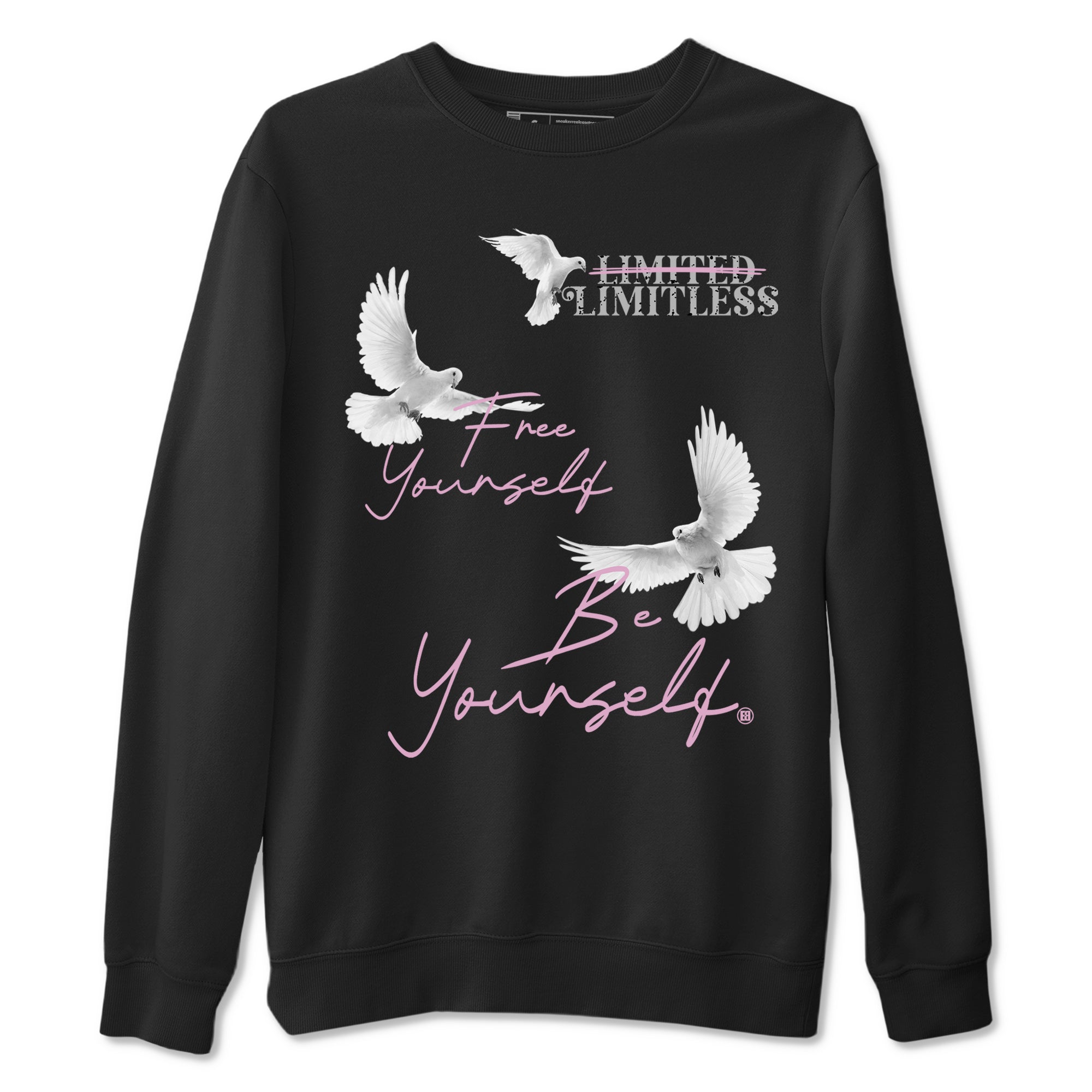 Free Yourself Be Yourself snkmatch Tees - Air Jordan 4 Orchid