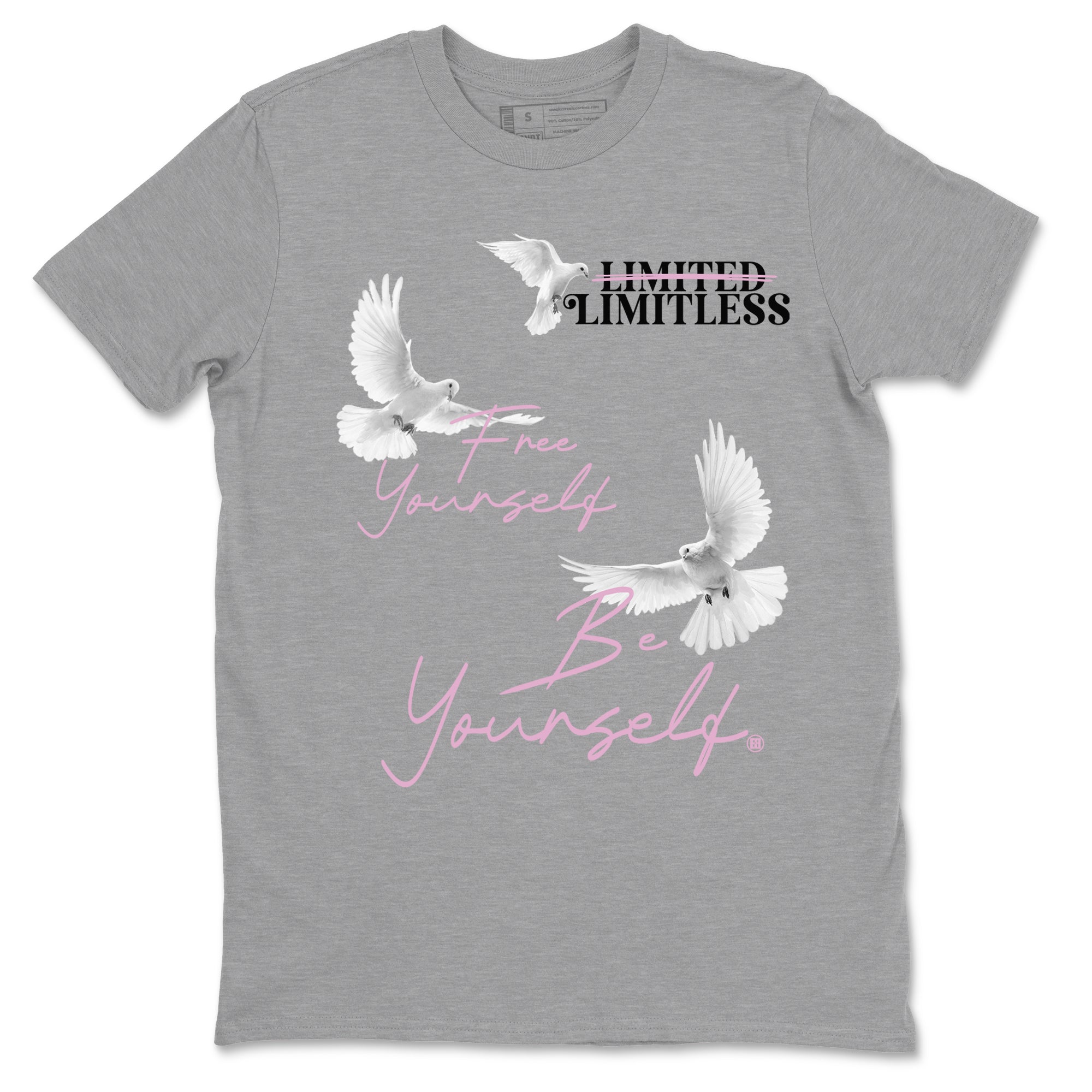 Free Yourself Be Yourself snkmatch Tees - Air Jordan 4 Orchid