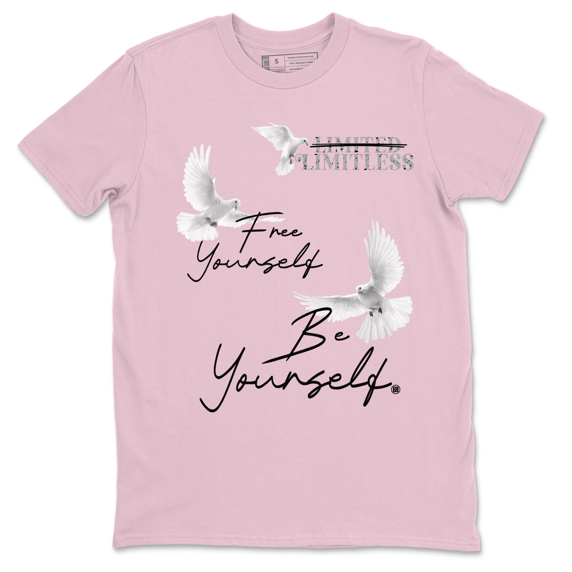Free Yourself Be Yourself snkmatch Tees - Air Jordan 4 Orchid
